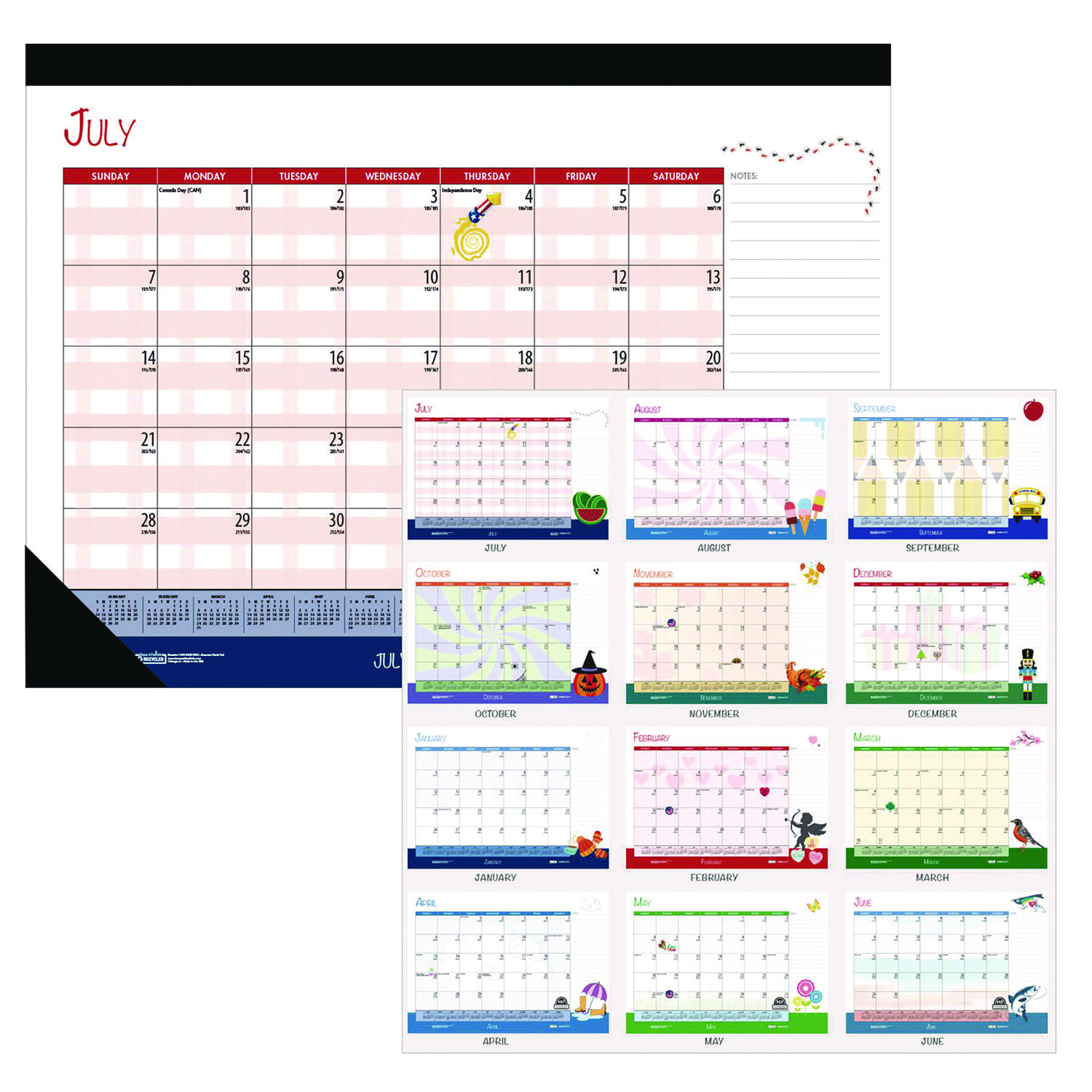 DESK PAD,ACD,22X17,RCY