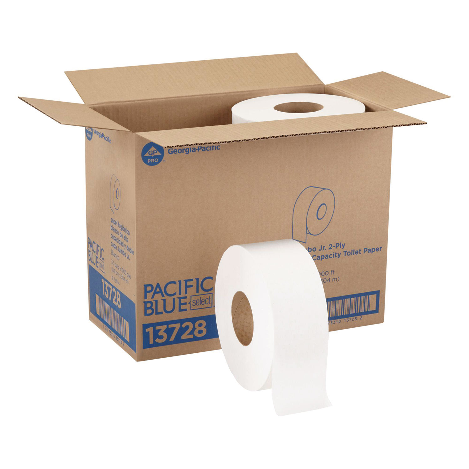 TISSUE,2PLY,BATH,JMBJR,WE