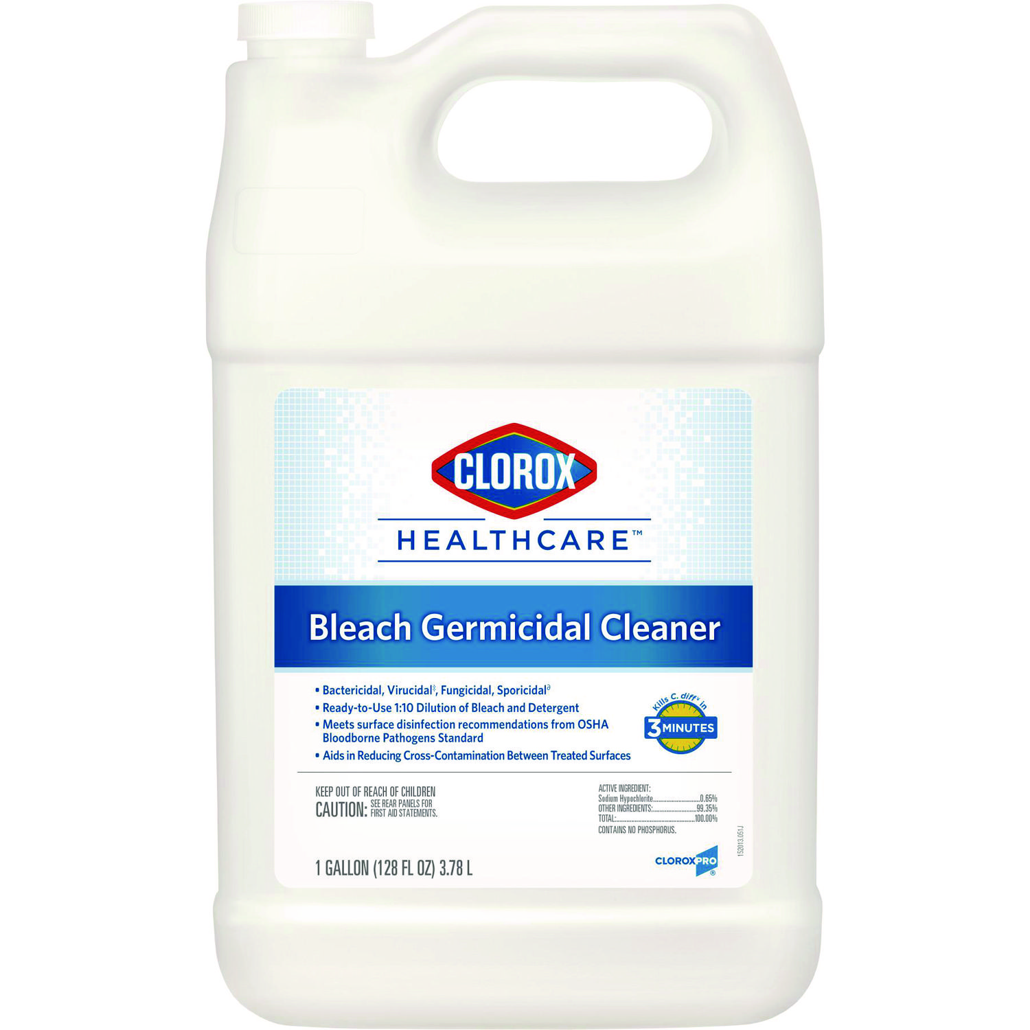 CLEANER,DISINF,128OZ,CLR