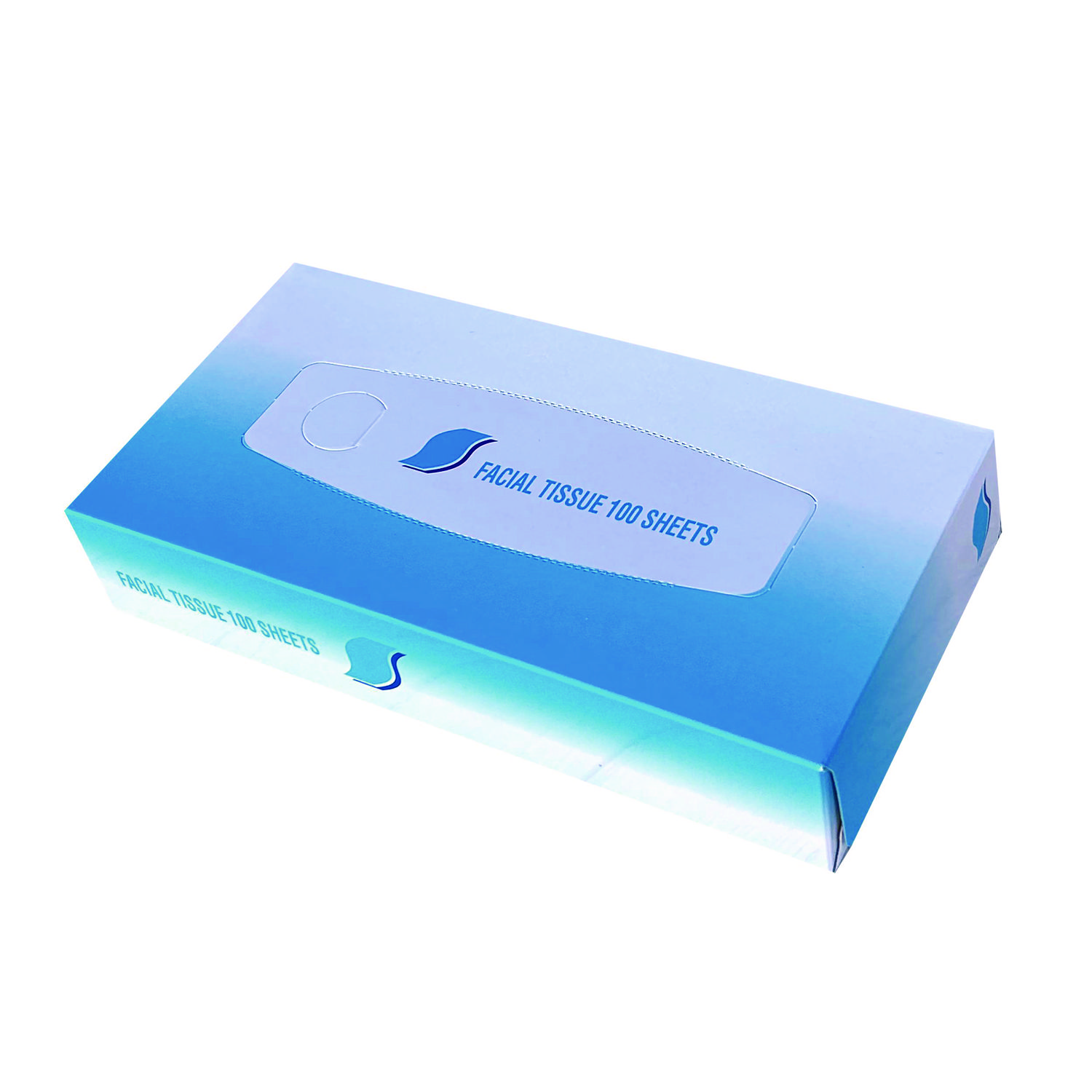 TISSUE,FACIAL100S,2PLY,WH