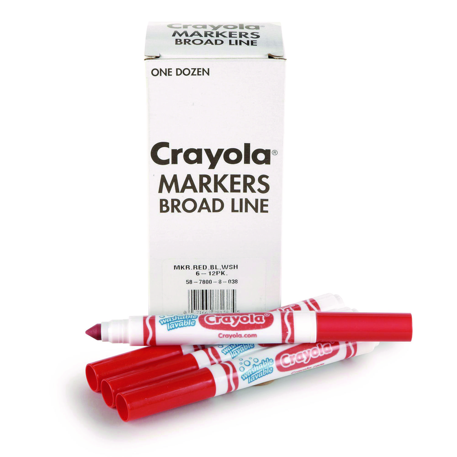 MARKER,RED/BLUE,12/BX