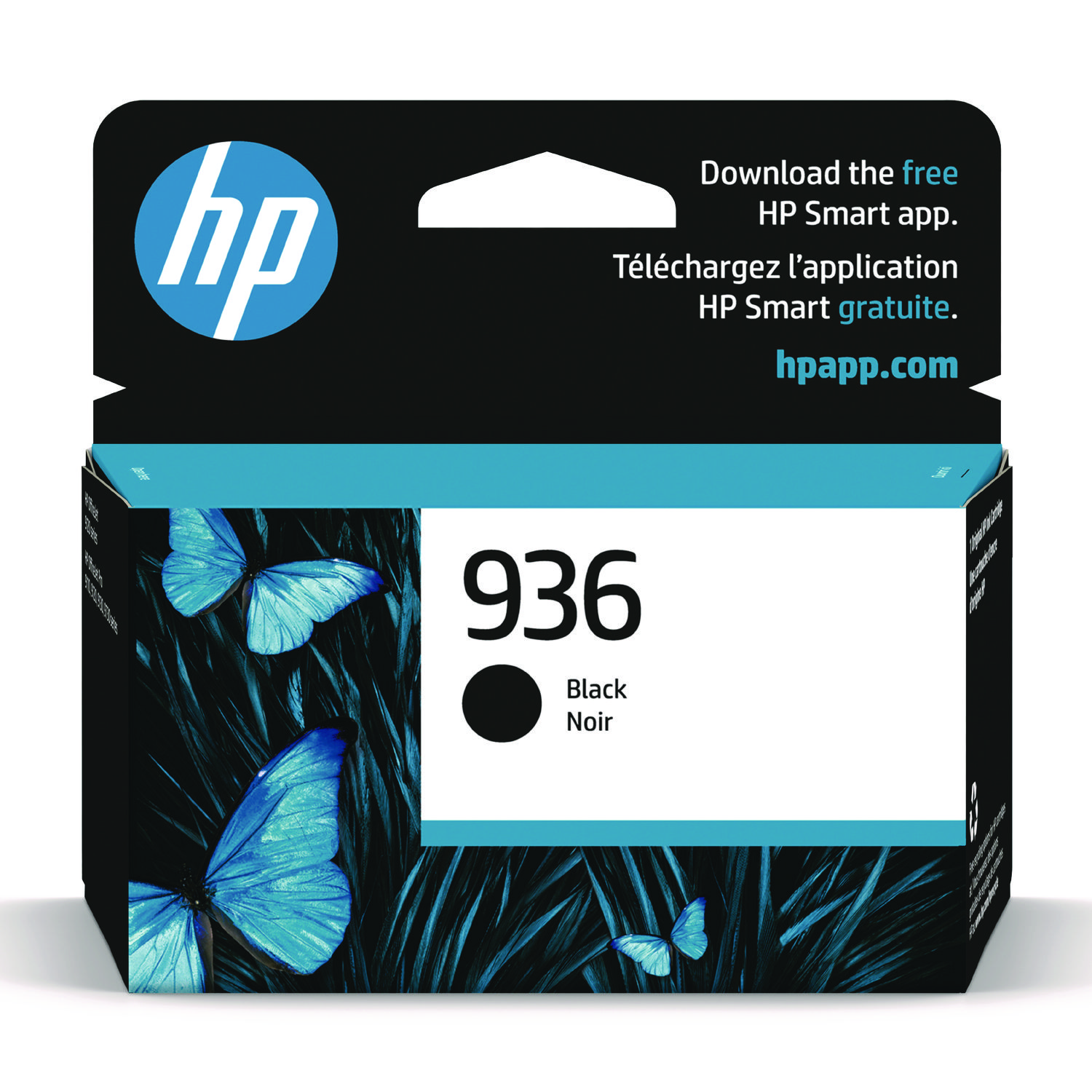 HP 936 Black Ink Cartridge; Yield 1,450 pages