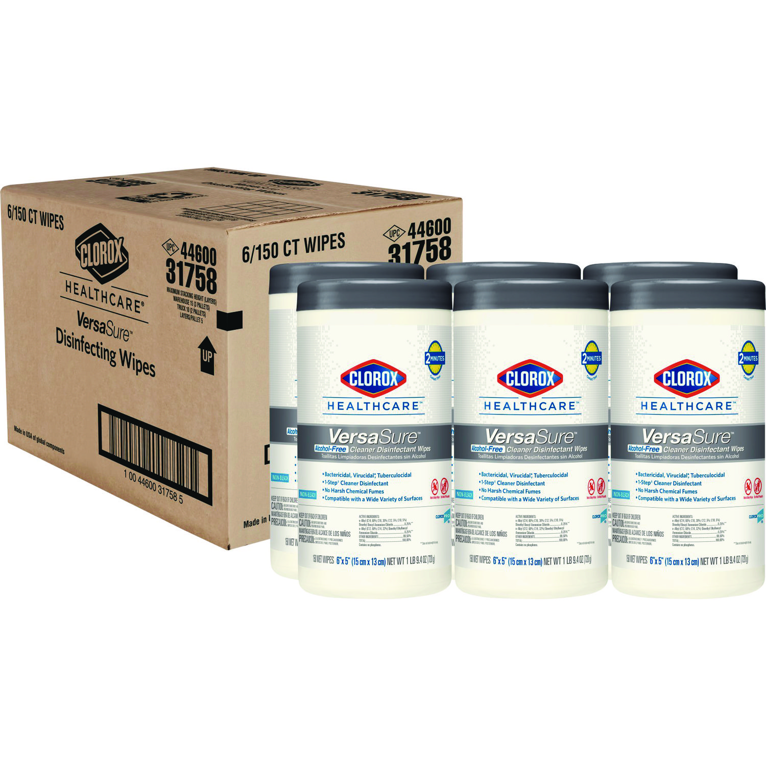 WIPES,CLXHLTH,DISF,6CT,WH