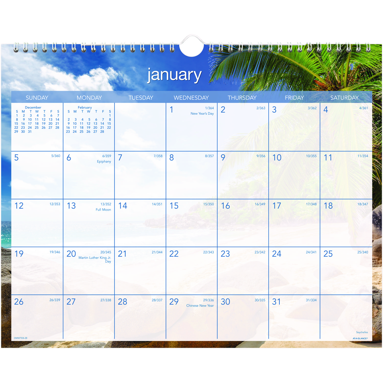 CALENDAR,WALL,BEACHES,BE