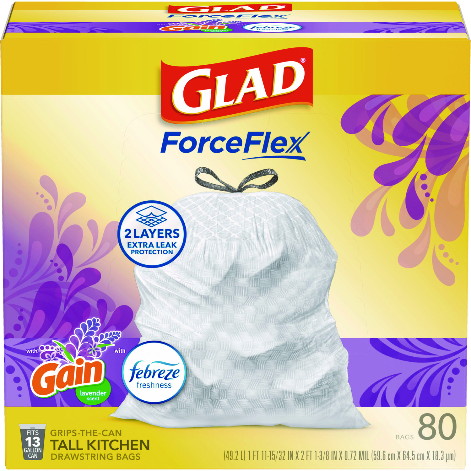 BAG,GLAD,ODRSHL,LAV,13GL,