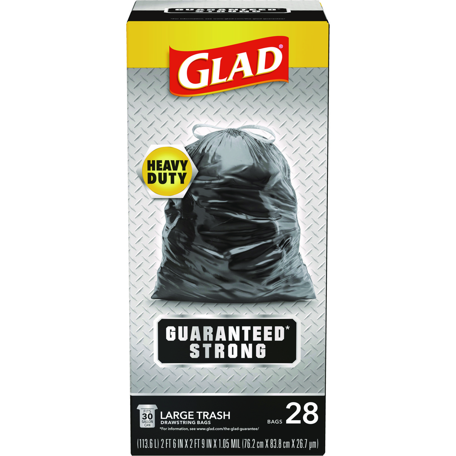 BAG,GLAD,TRSH,DS,30GAL,BK