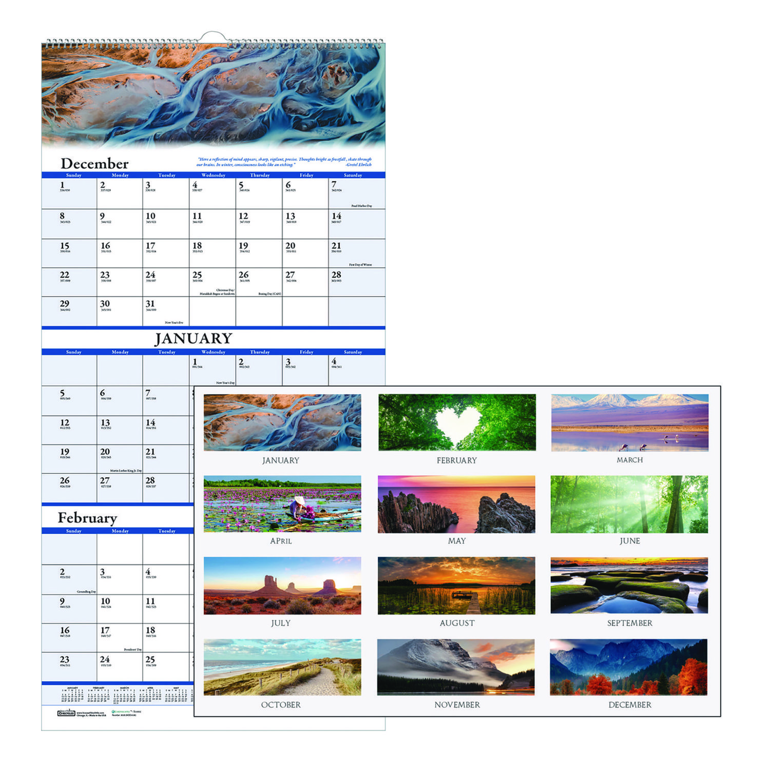 CALENDAR,3 MO,SCENIC,VERT