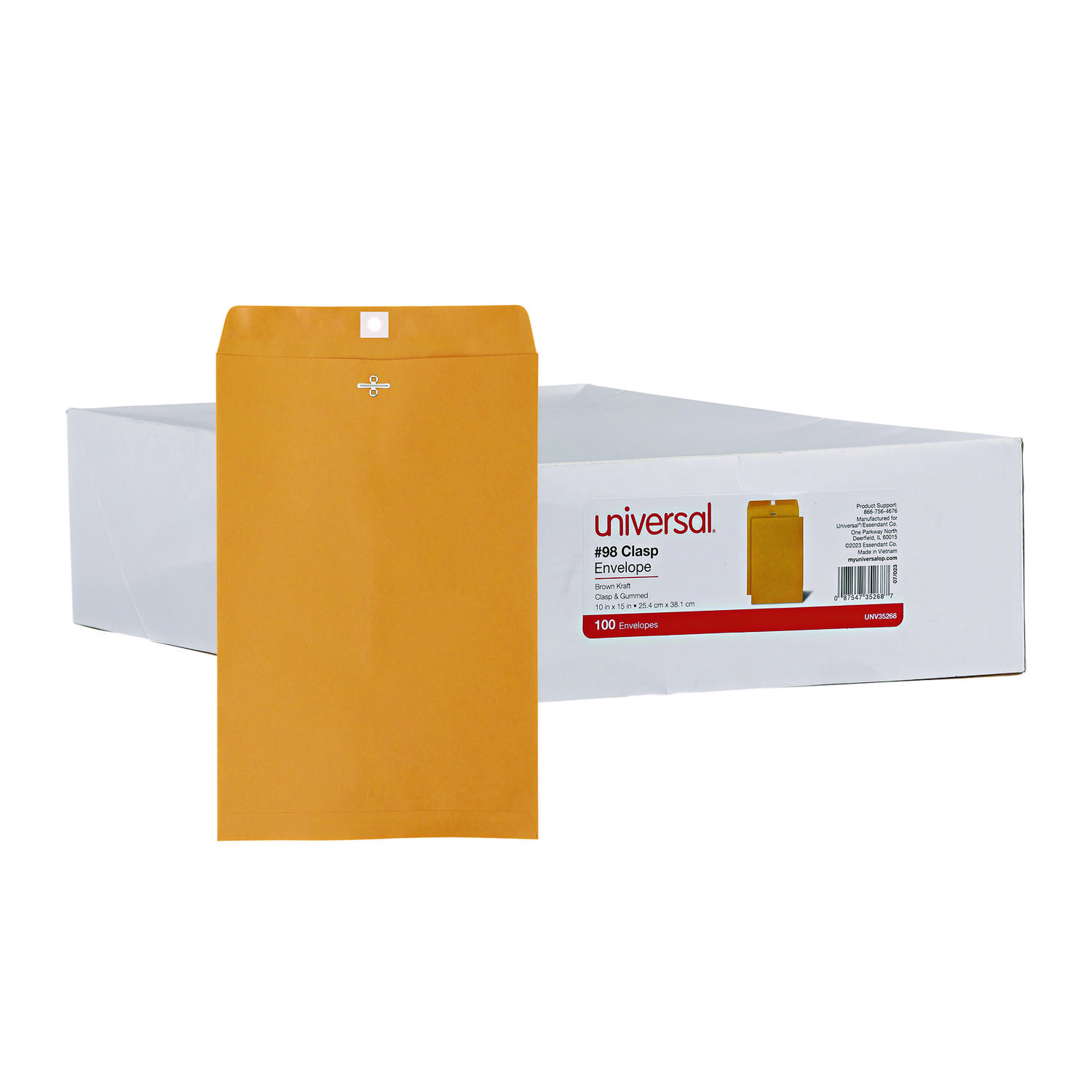 ENVELOPE,CLSP,10X15,28#BN