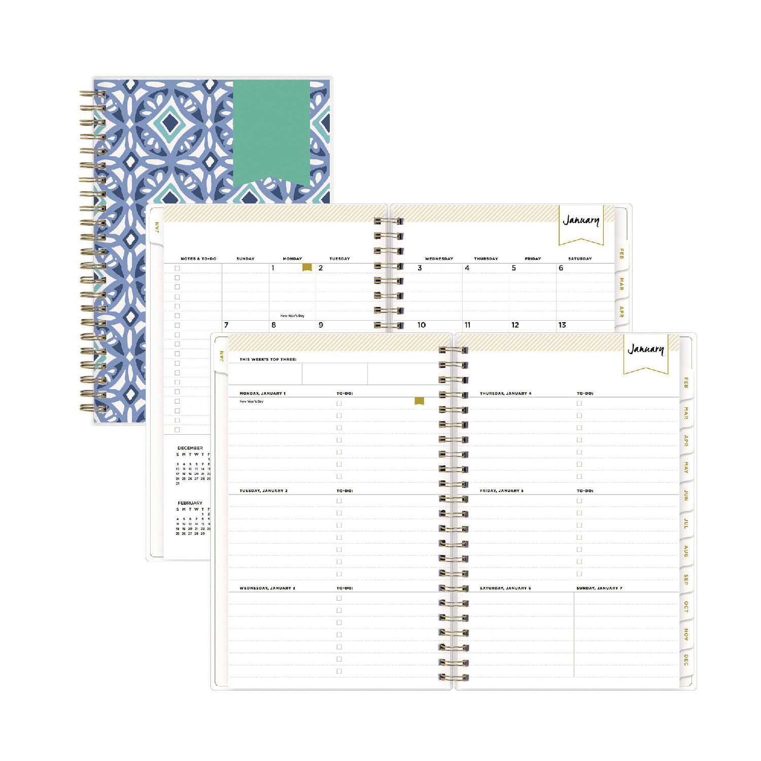 PLANNER,TILE,5X8,WK/MN,BE