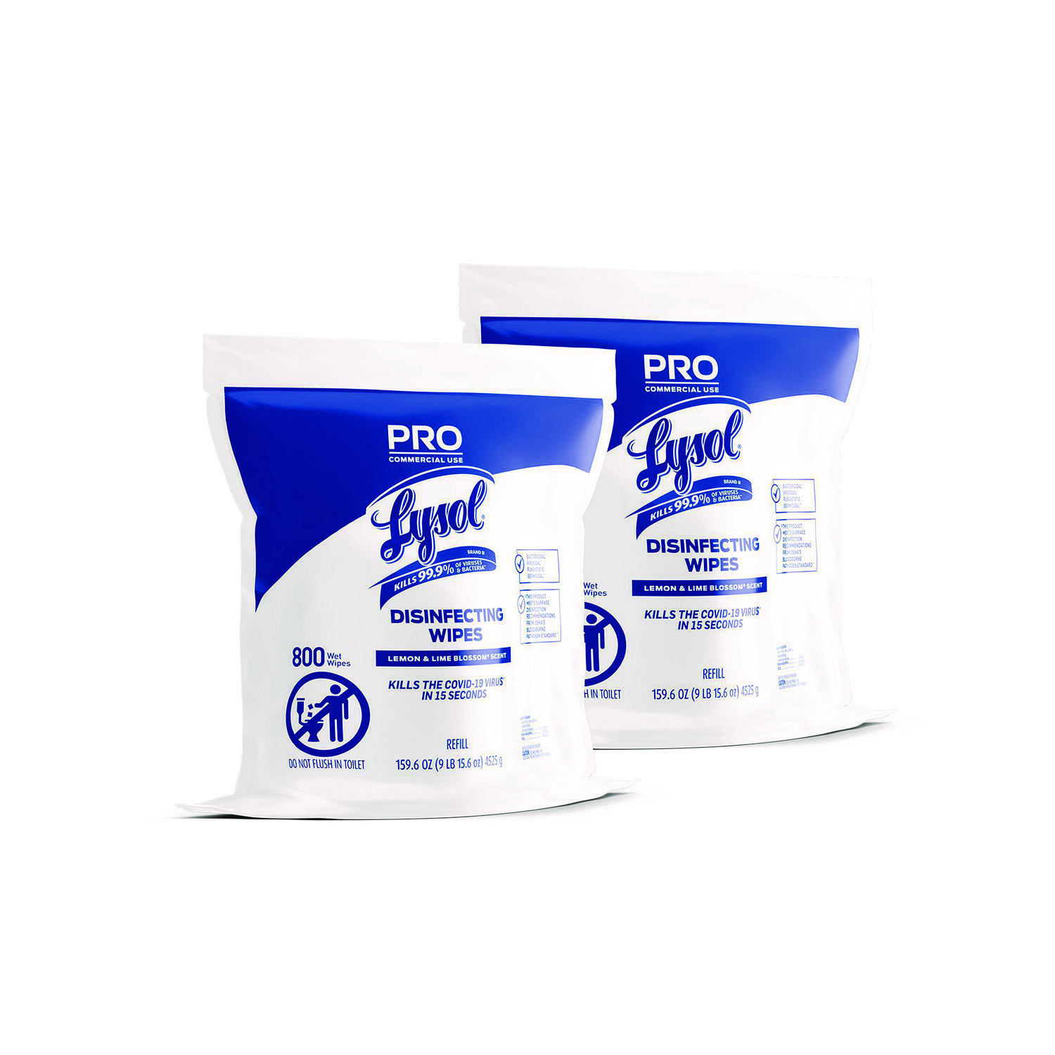WIPES,DSINFCT,BAG,2-800