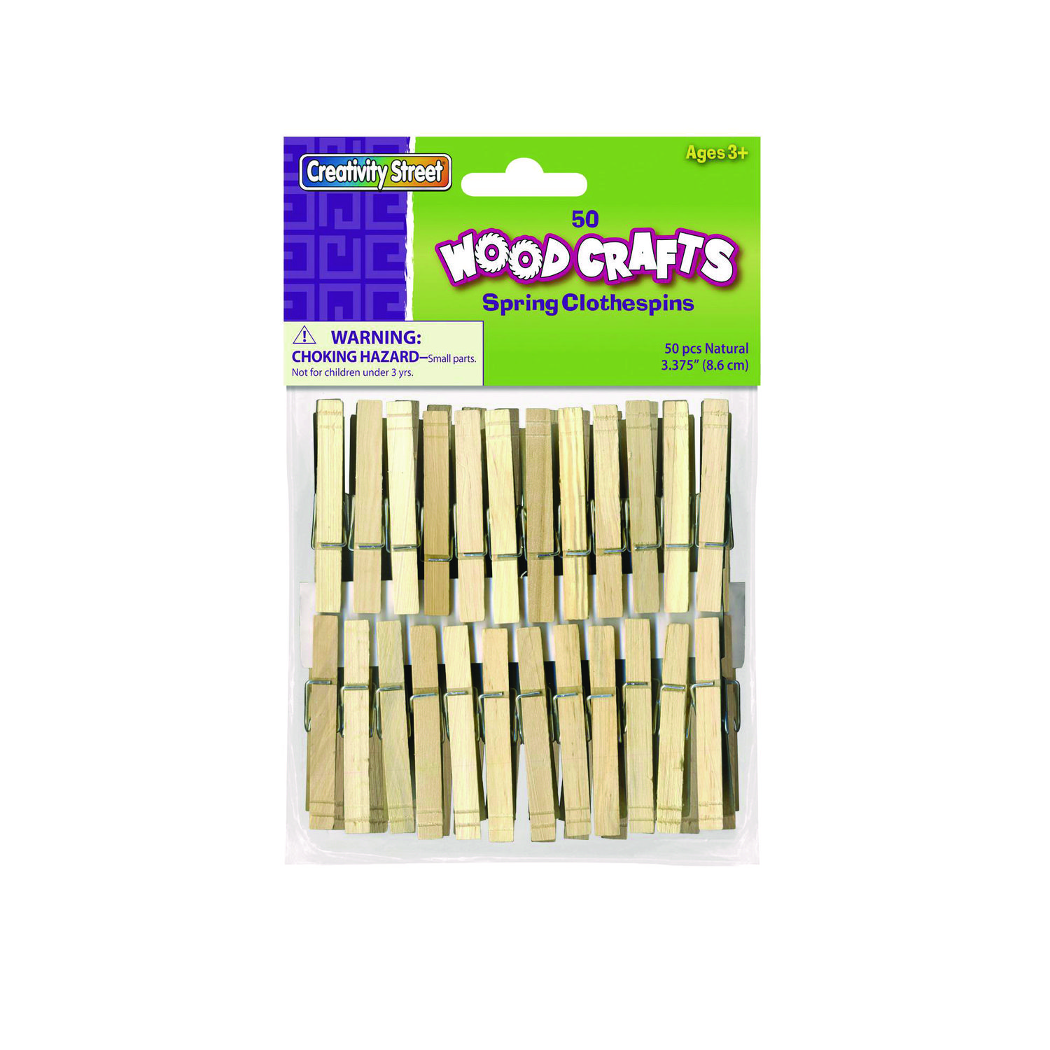 CLOTHESPINS,SPRING,50/PK
