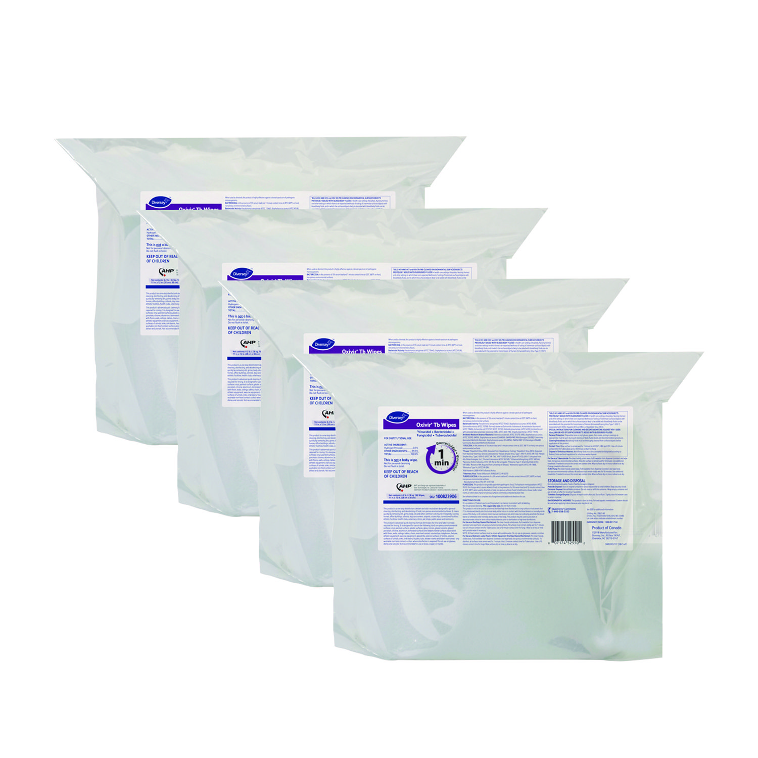 WIPES,DSINF,OXIVIR,4/CT