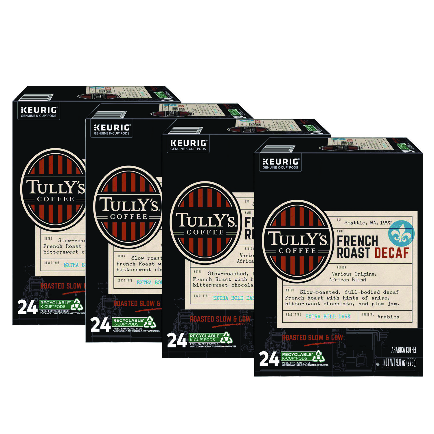 COFFEE,KCUP,TULY DECAF FR