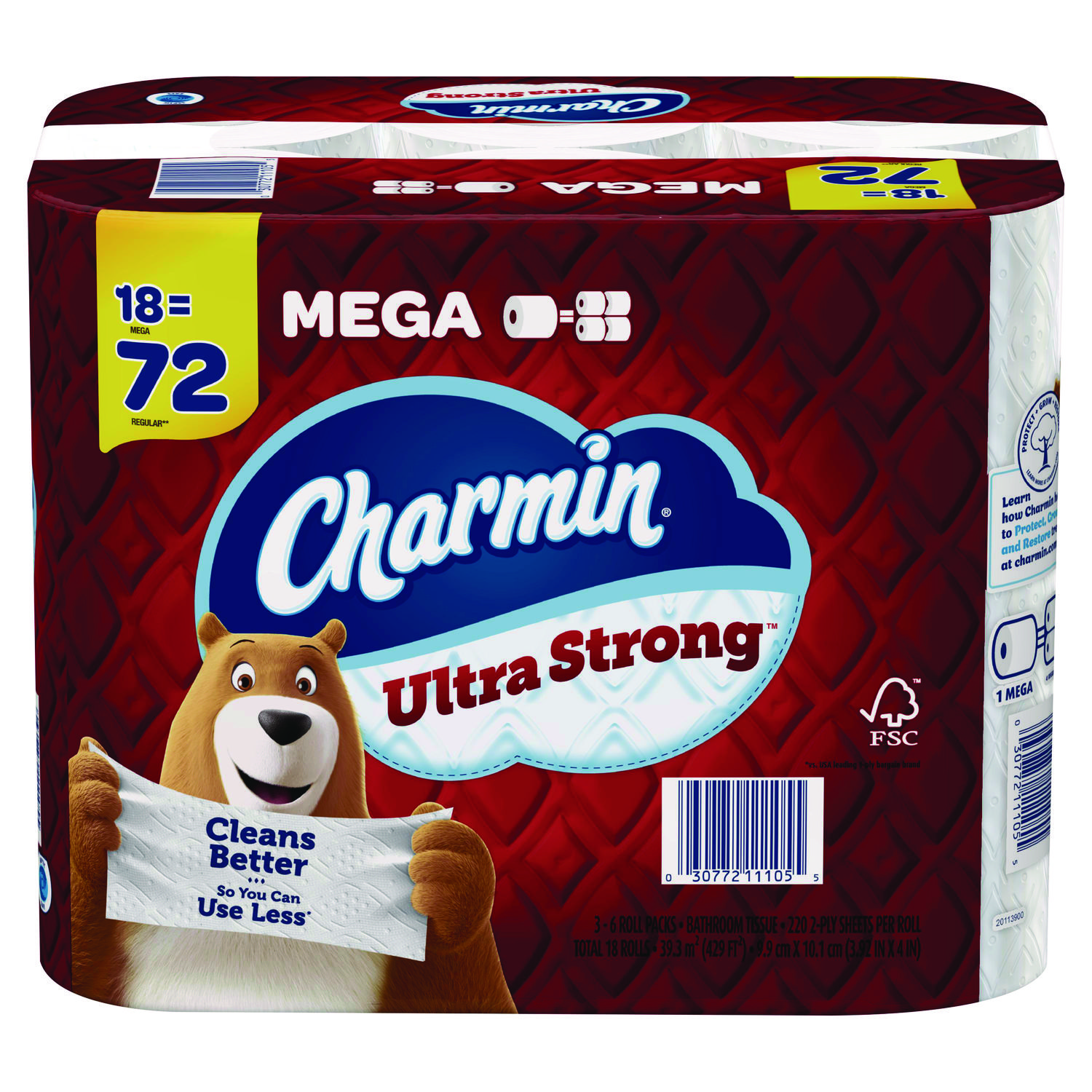 TISSUE,TOILET,USTRG,18/PK