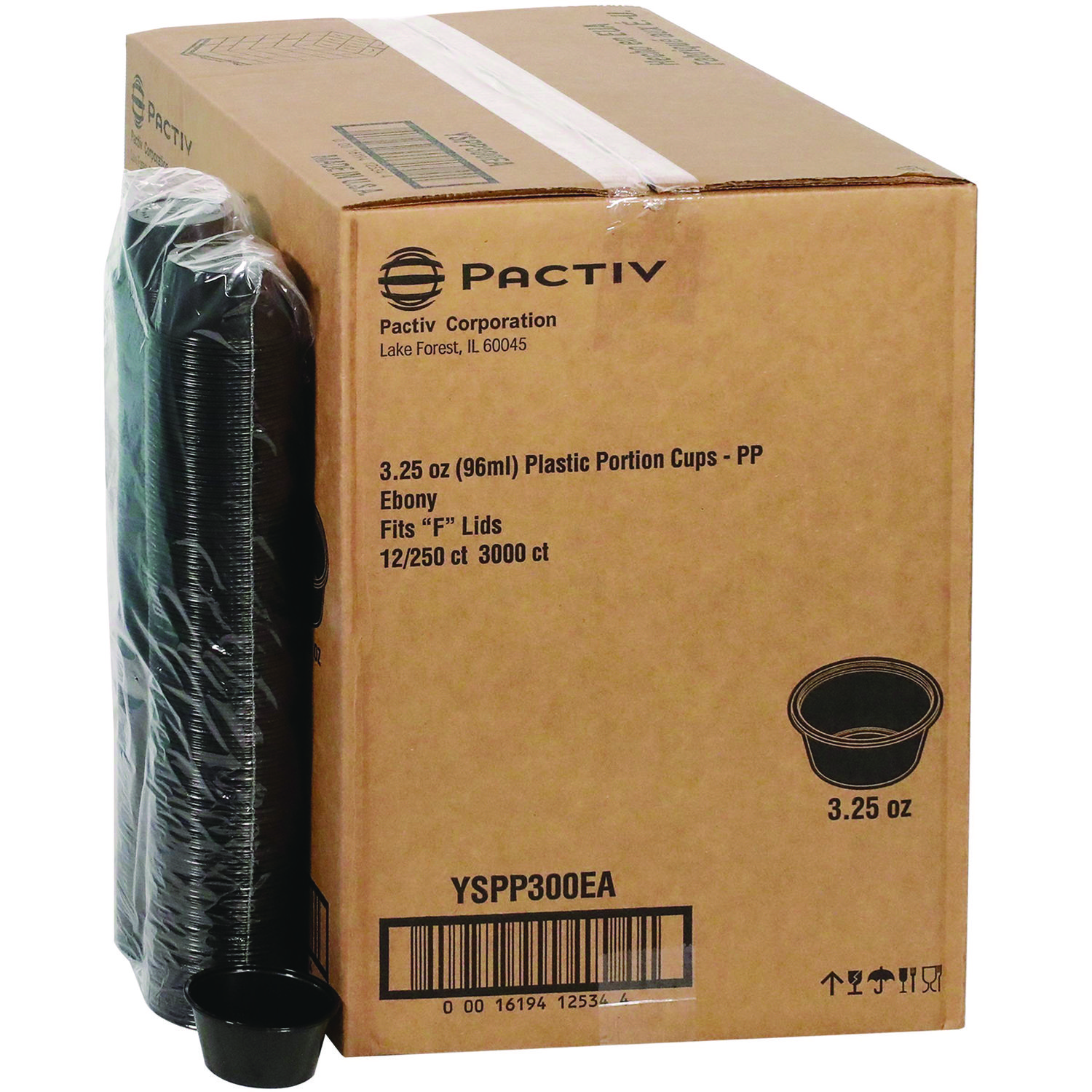 CUP,3000-3.25Z.PORTION,BK