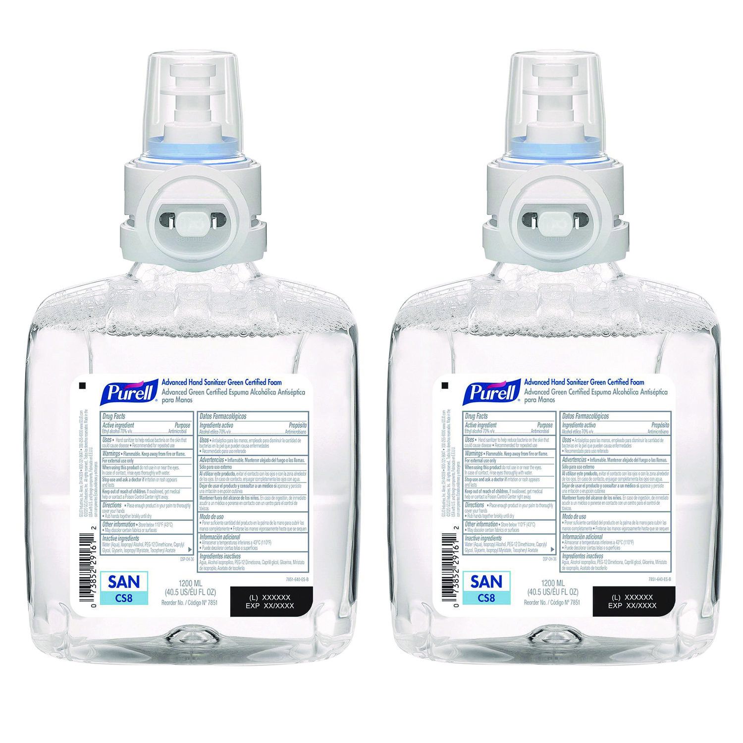 SANITIZER,CS8,CLR