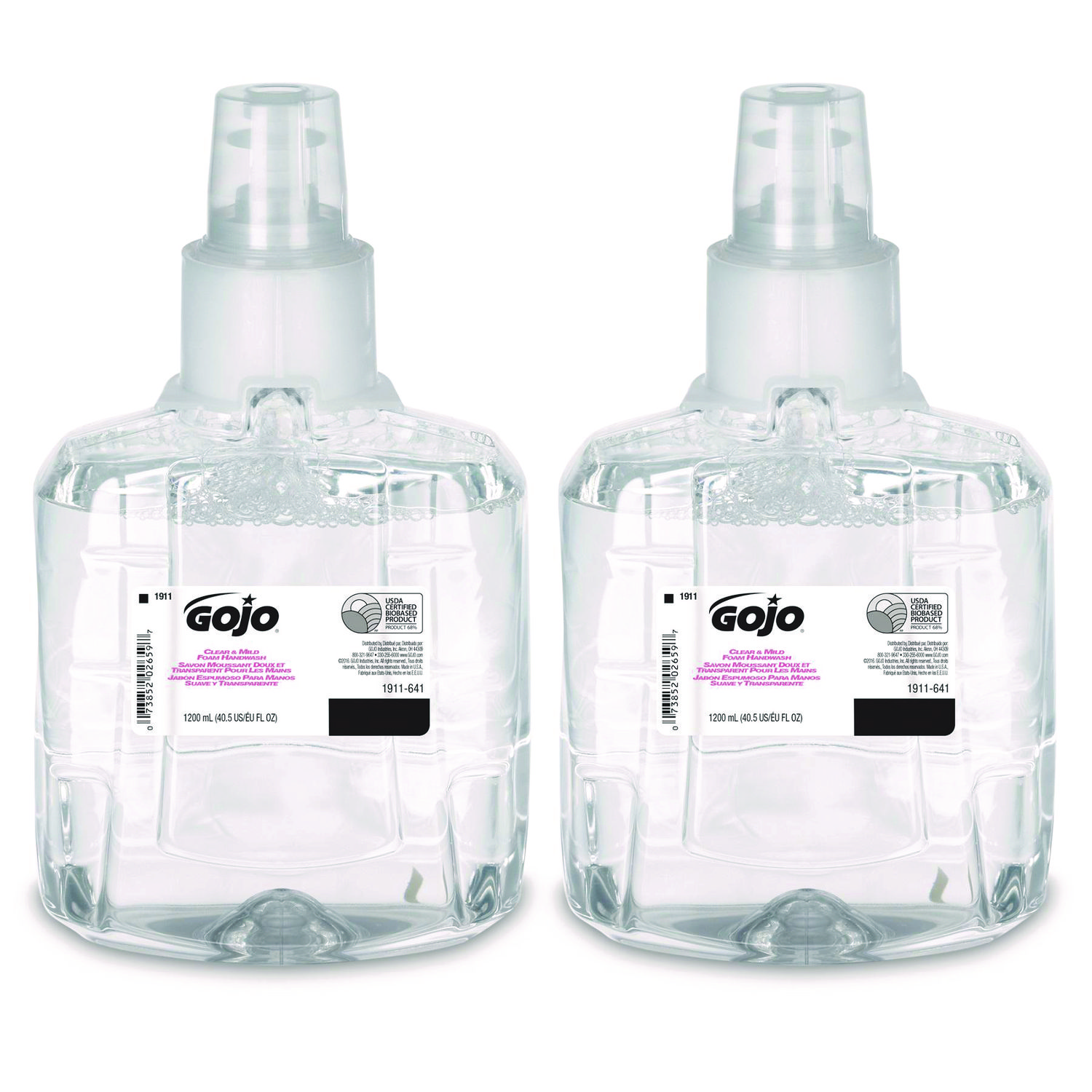 SOAP,GOJO,FOAM,MILD,CLR