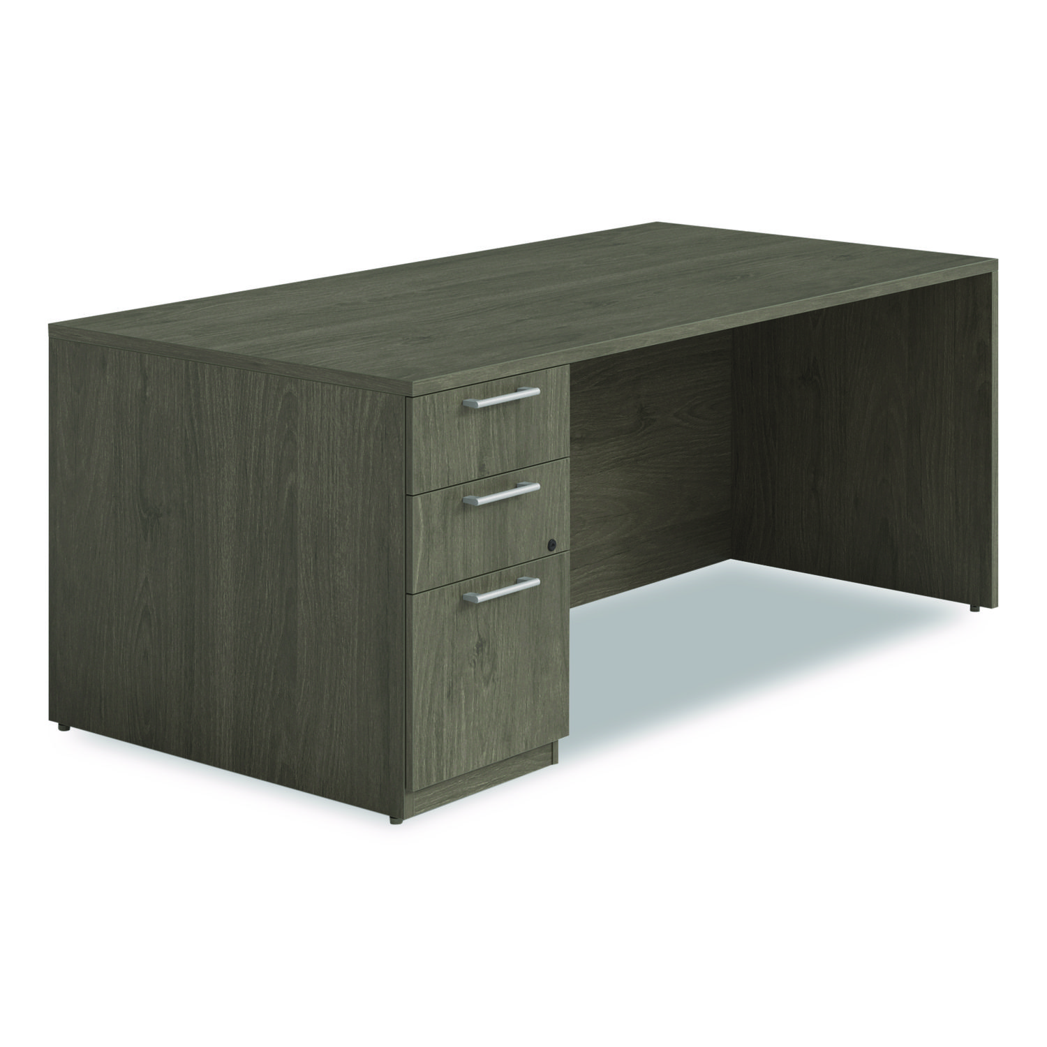 DESK,L PED DESK,WL
