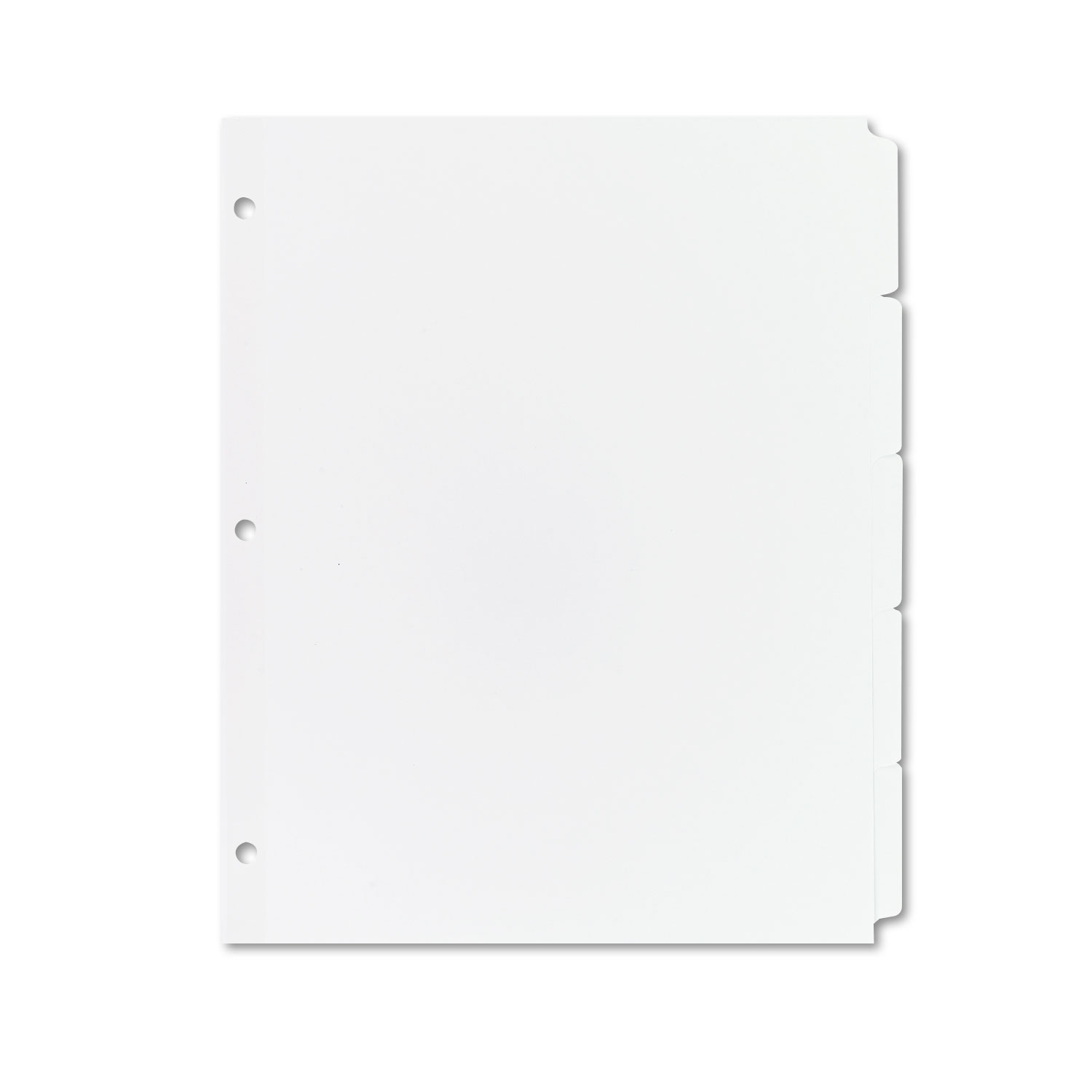 INDEX,BNDR,5TAB,36ST,WHT