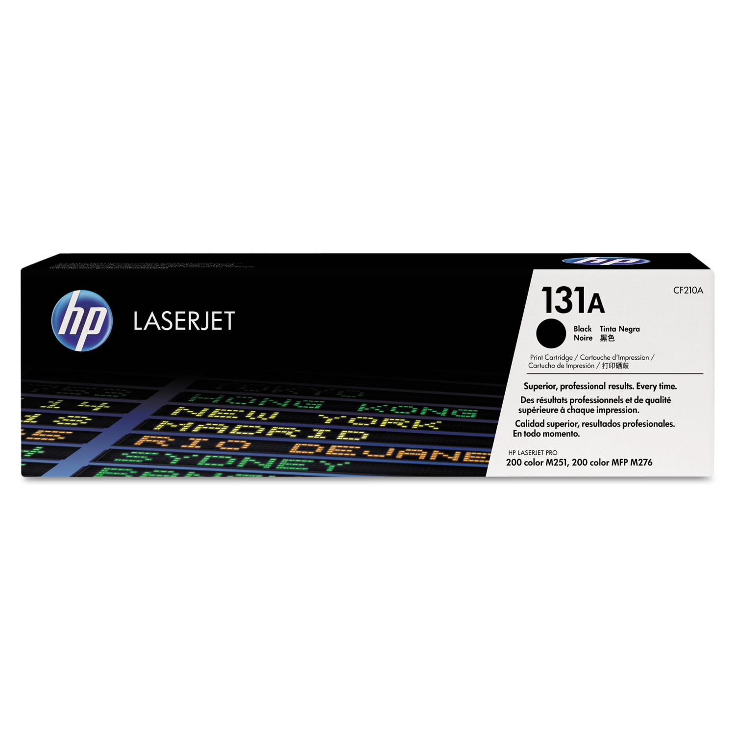 HP 131A Black Toner Cartridge; Yield: 1,600 pages