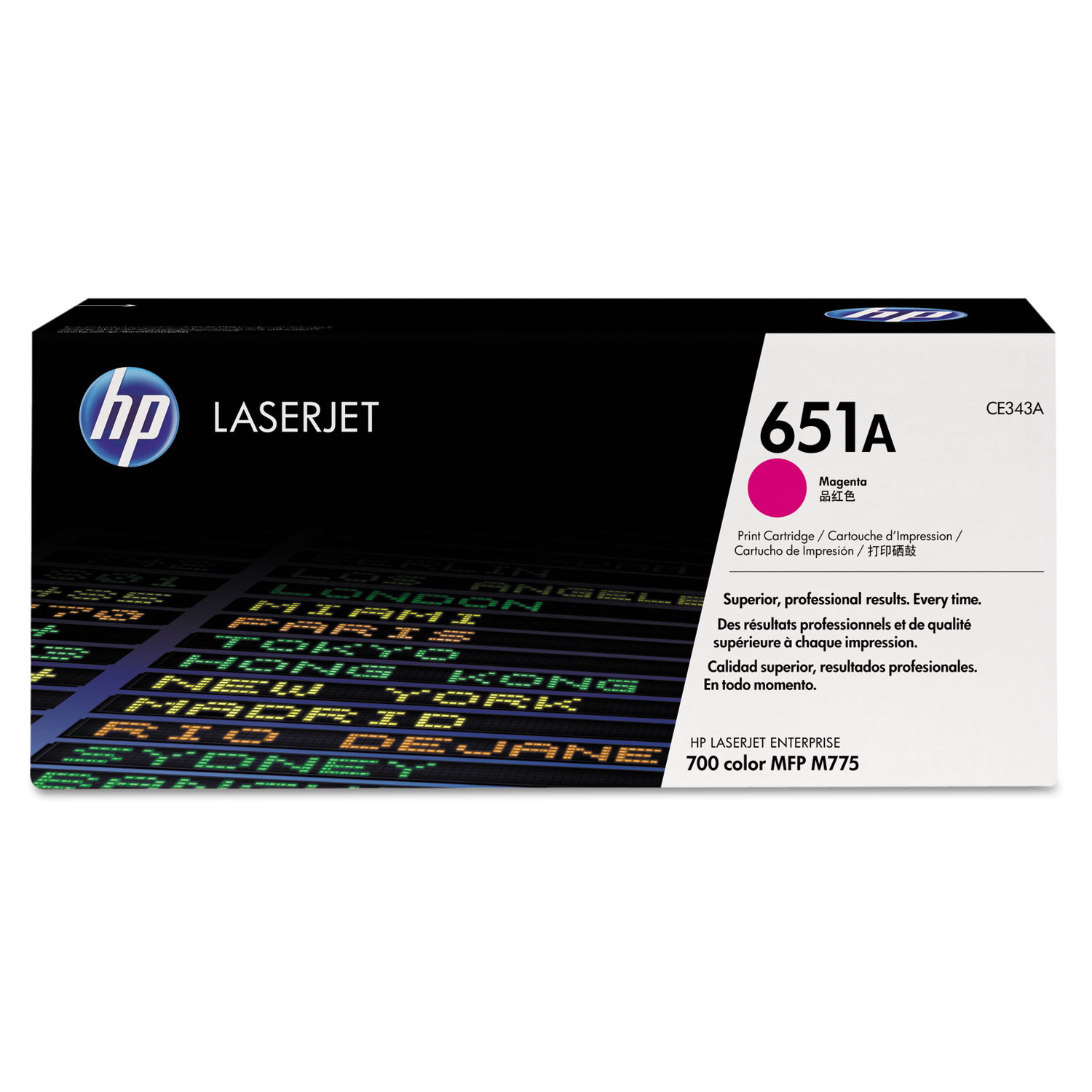 HP 651A Magenta Toner Cartridge; Yield: 16,000 pages