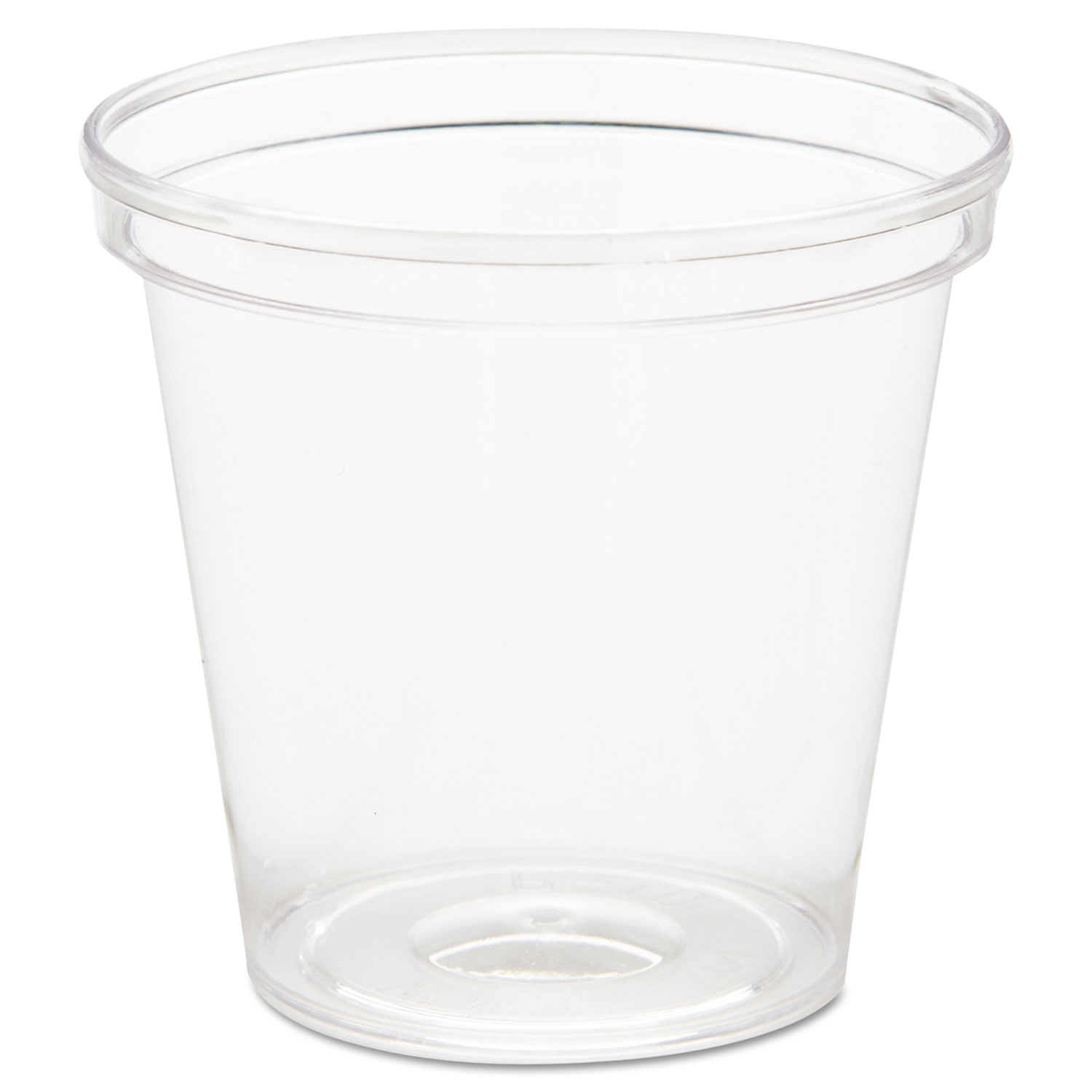 CUP,SHOT,PLSTC PRTN,CLR