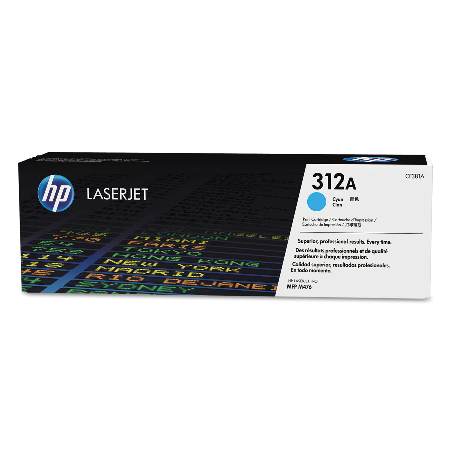 HP 312A Cyan Toner Cartridge; Yield: 2,700 pages