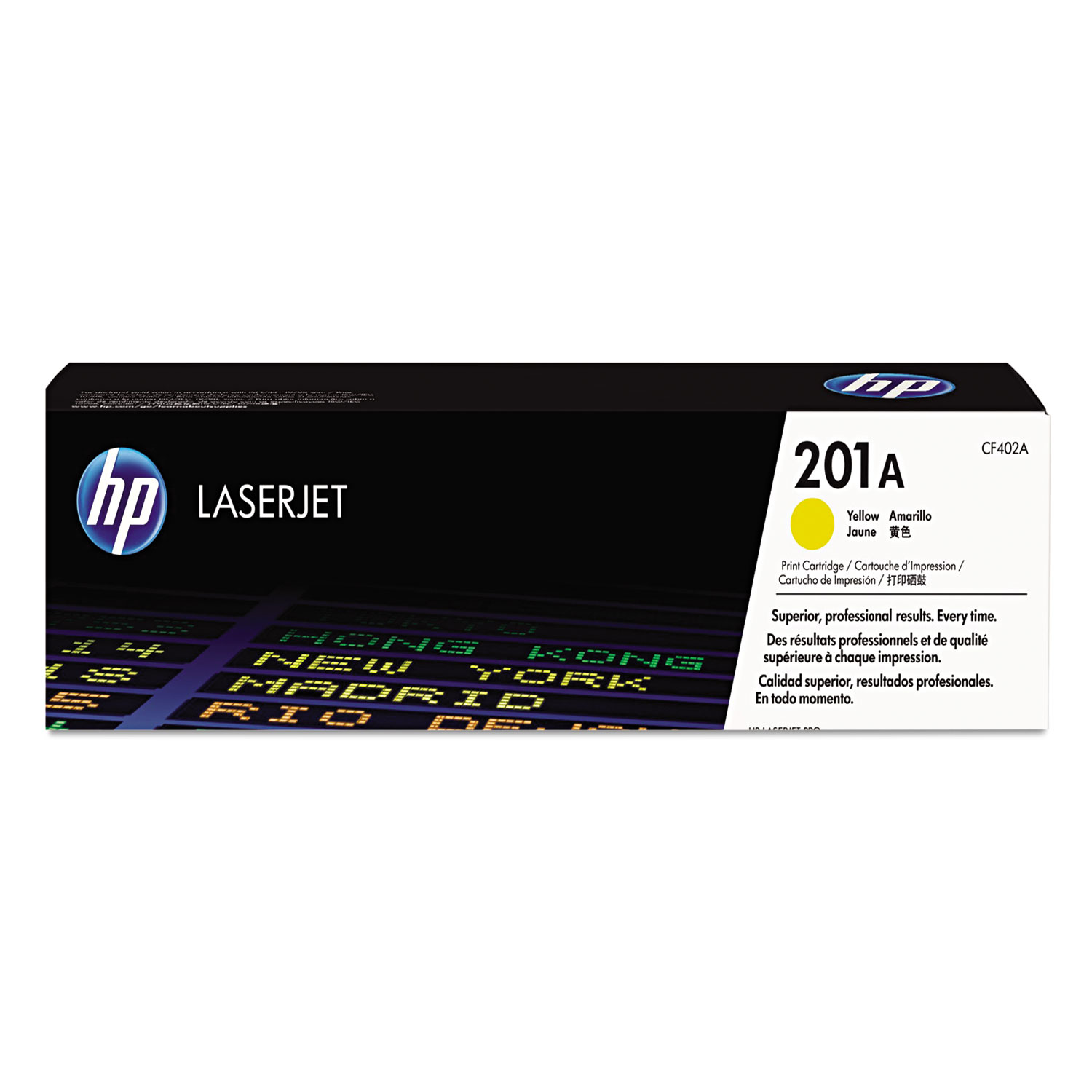 HP 201A Yellow Toner Cartridge; Yield: 1,400 pages