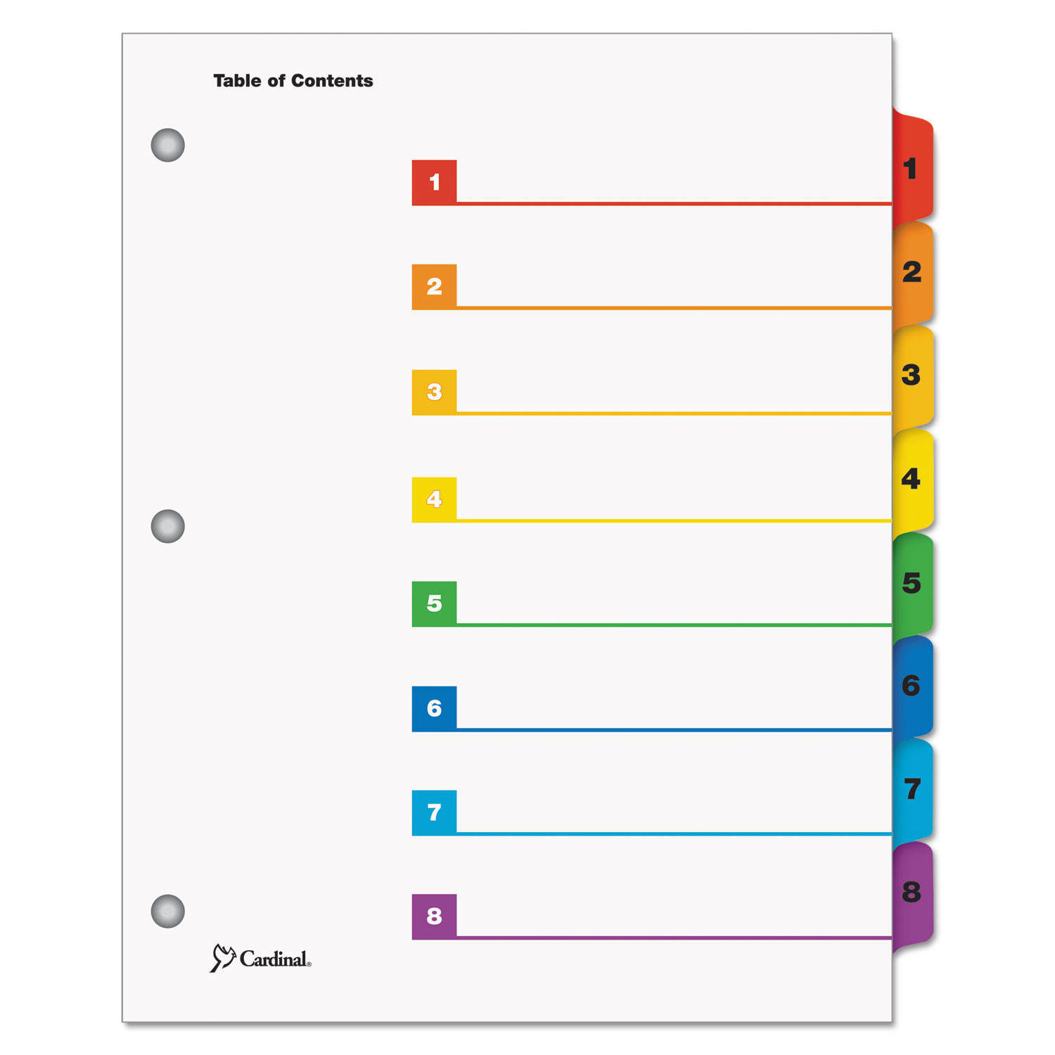 INDEX,BNDR,LTR,8CLRD/ST