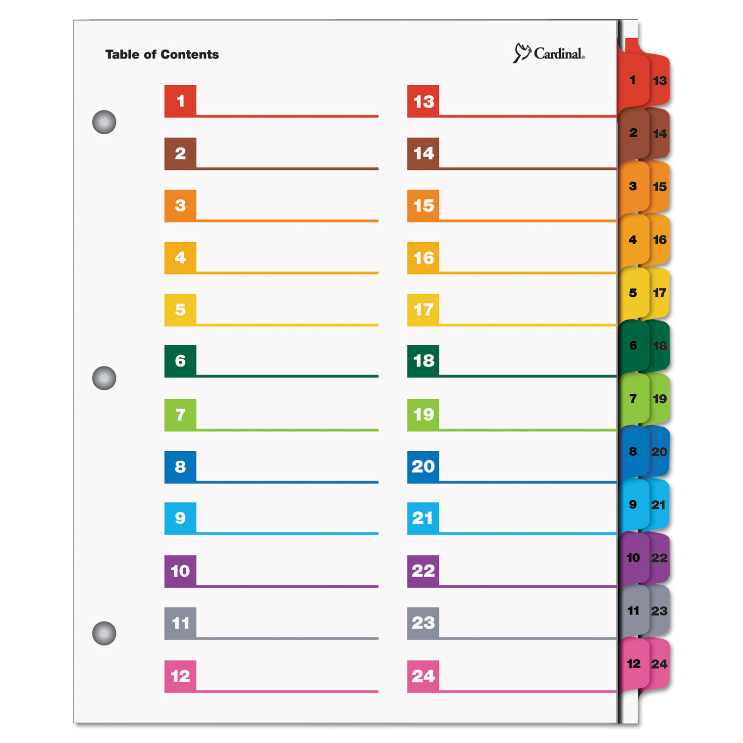 DIVIDER,ONESTEP,24TAB,AST