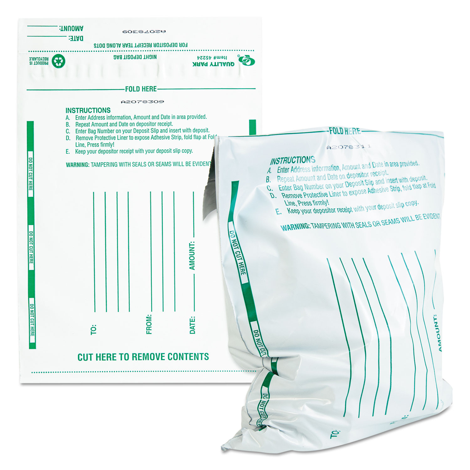 BAG,NIGHT DEPOSIT100/PK