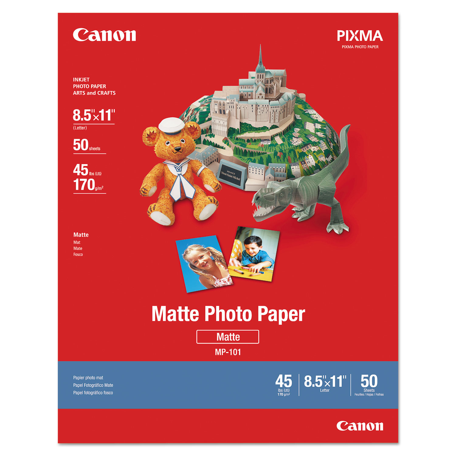 Matte Photo Paper: 8.5" x 11" 50 Sheets