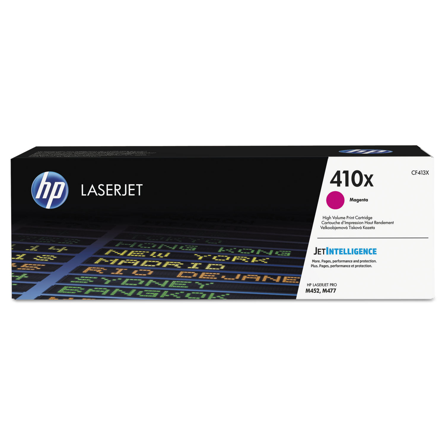 HP 410X High Yield Magenta Toner Cartridge; Yield: 5,000 pages