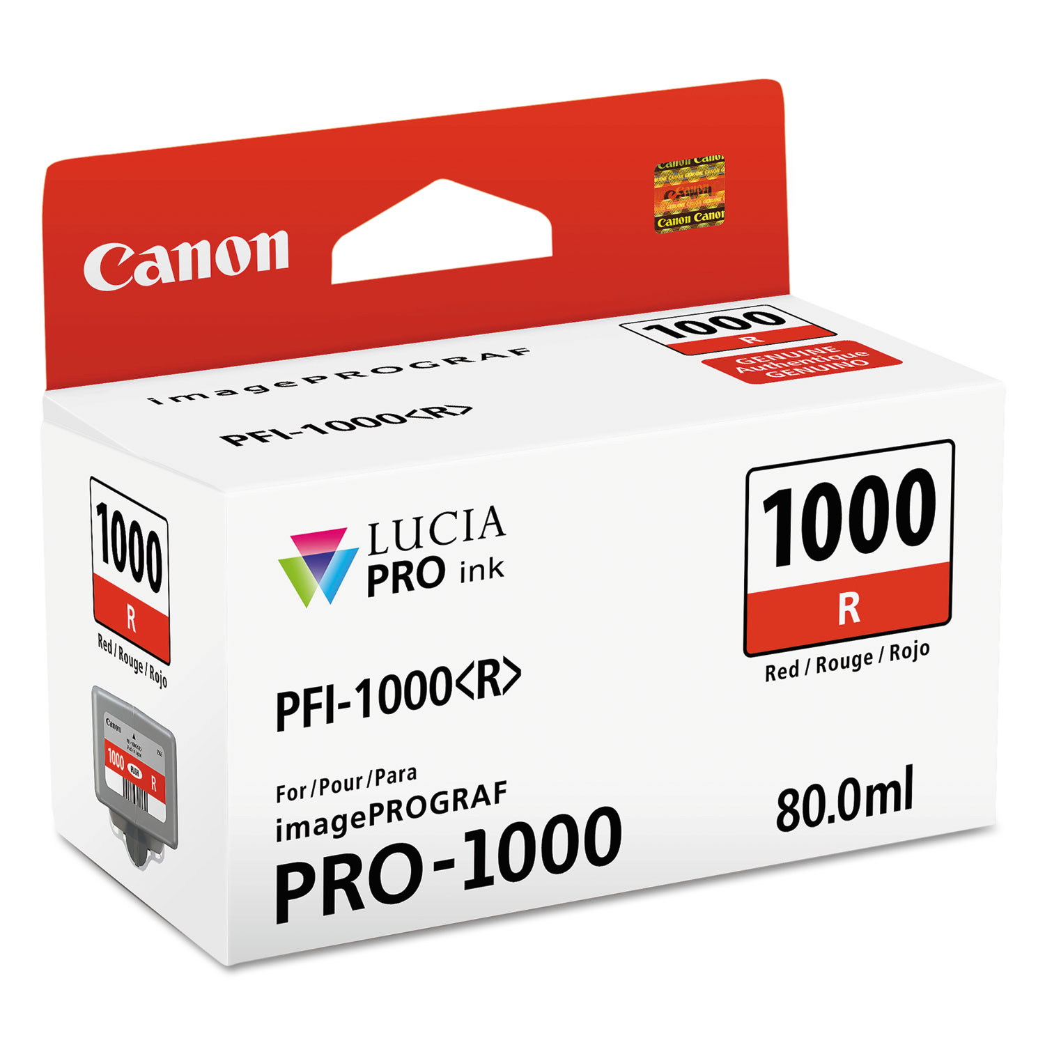 PFI-1000 (0554C002) Red Ink Tank 80ml