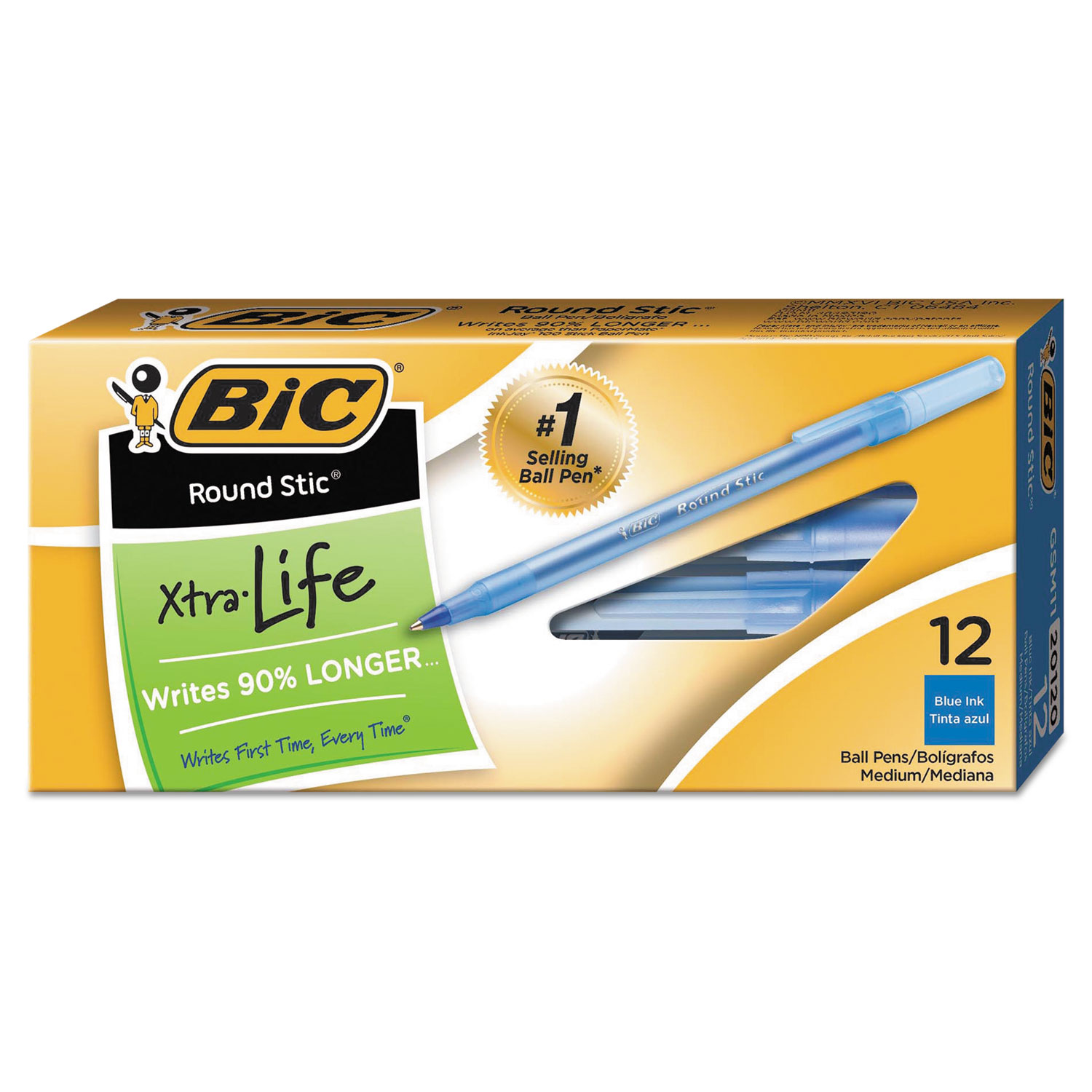 PEN,ROUND STIC,MED,BE