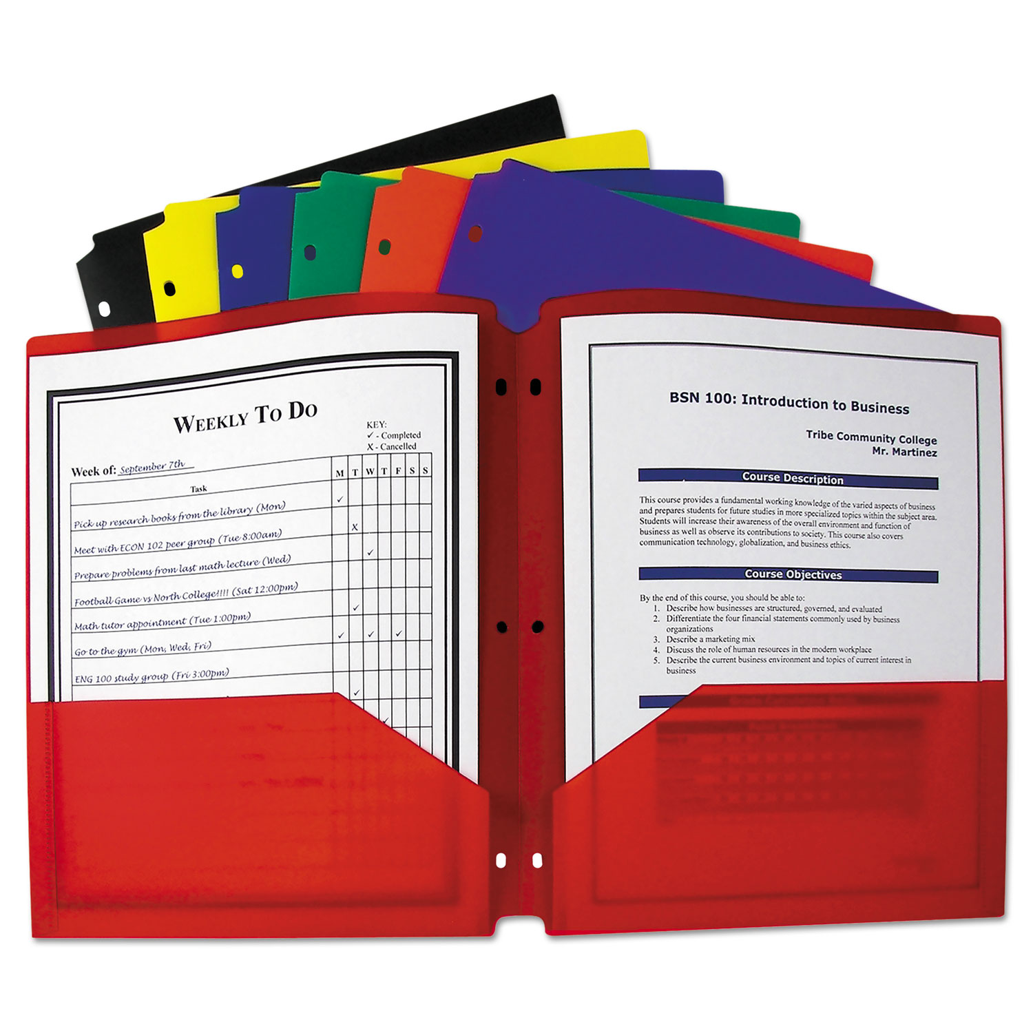 FOLDER,2-PKT,POLY PORT