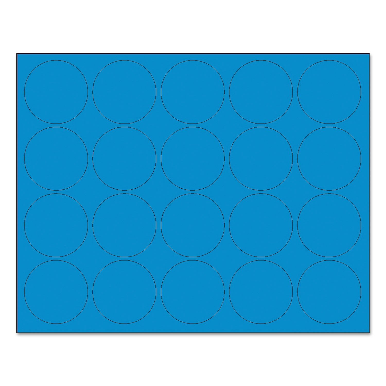MAGNETS,CIRCLES,20PK,BE