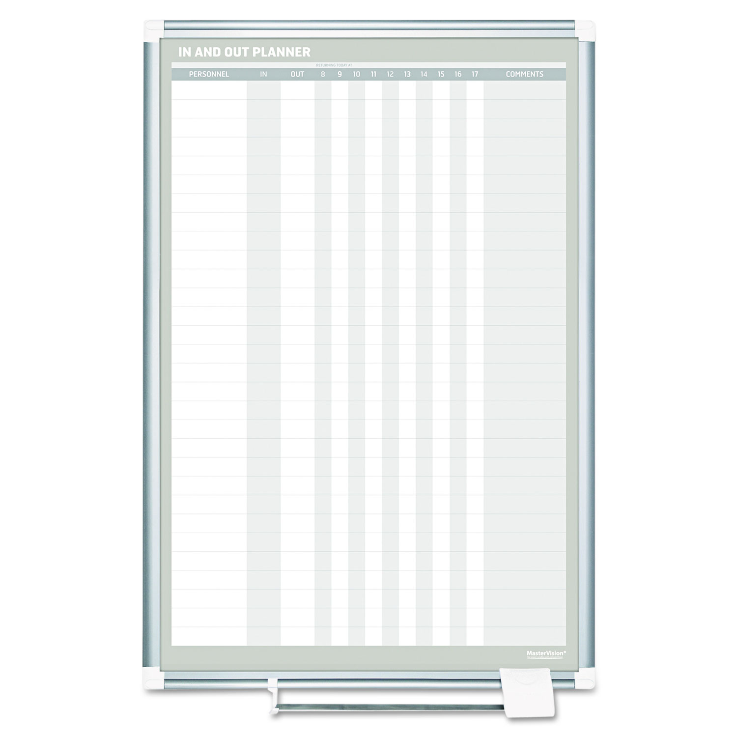 BOARD,IN-OUT,24"X36",WH