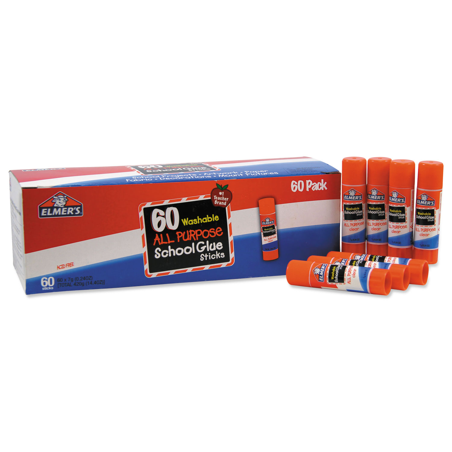 GLUE,STICK,7G,60BX,WH