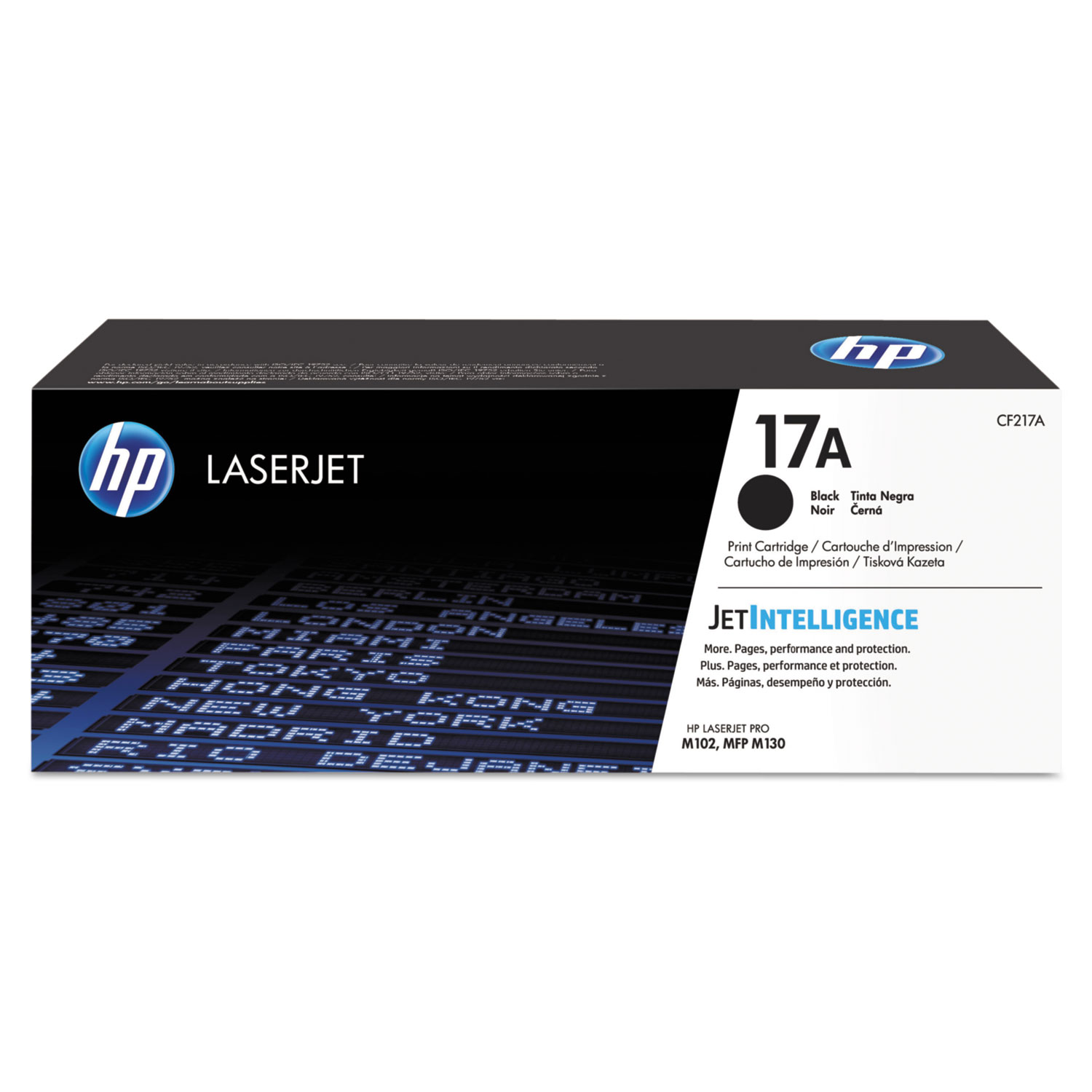 HP 17A Black Toner Cartridge; Yield: 1,600 pages