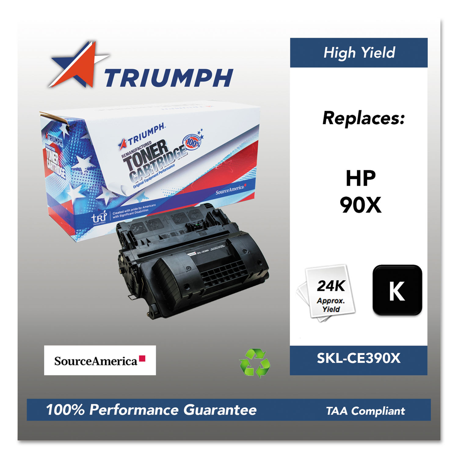TONER,RM,HP90A,M4555HY,BK