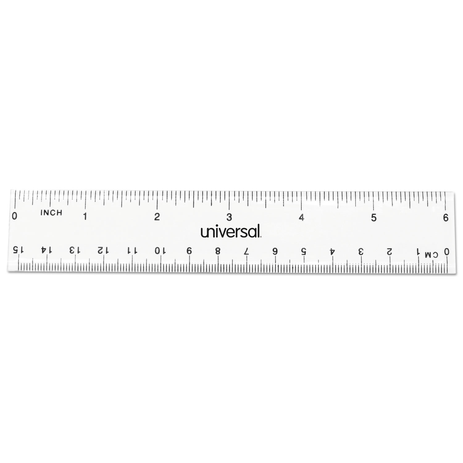 RULER,6",CLEAR,2/PK,CLR