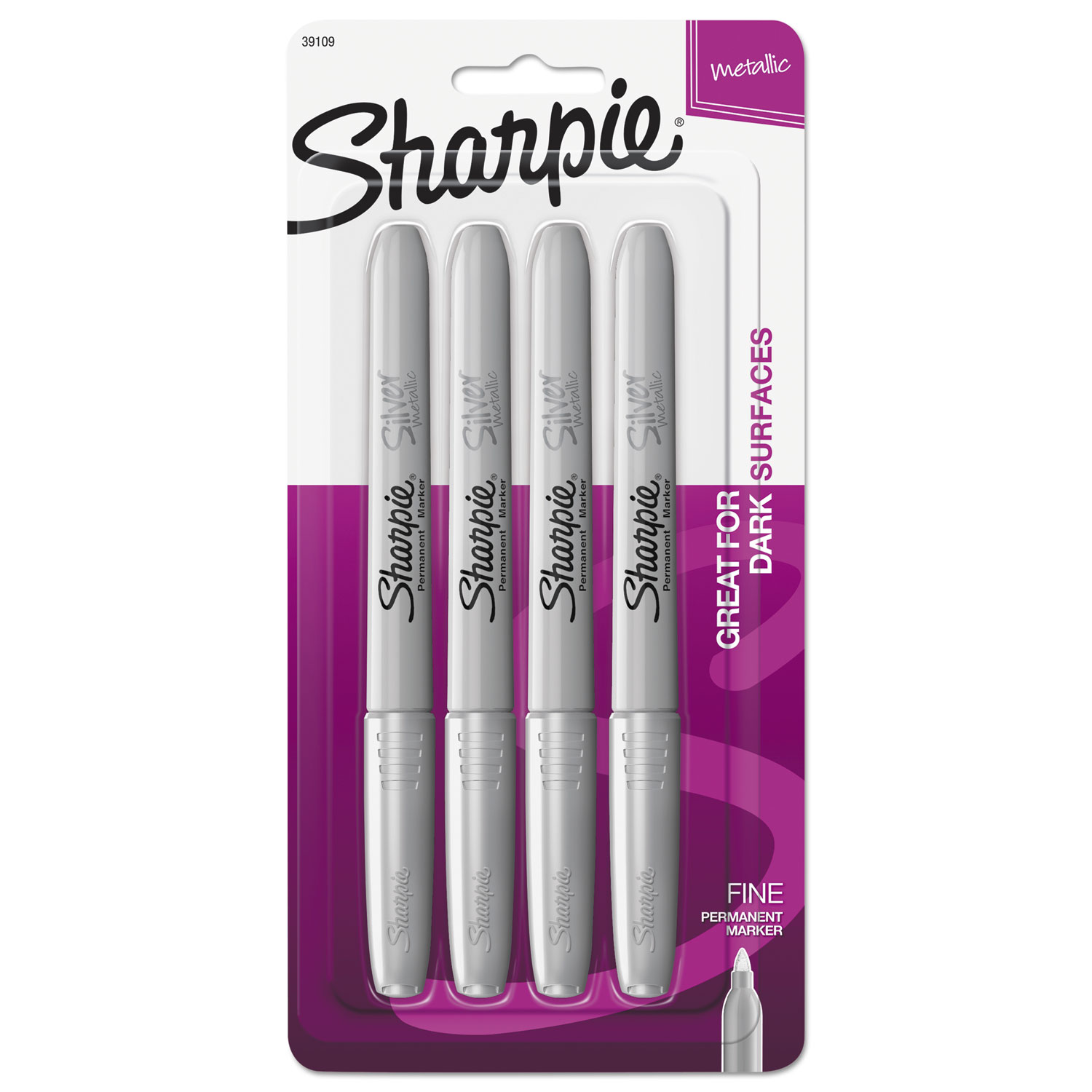MARKER,SHARPIE,4/PK,SV