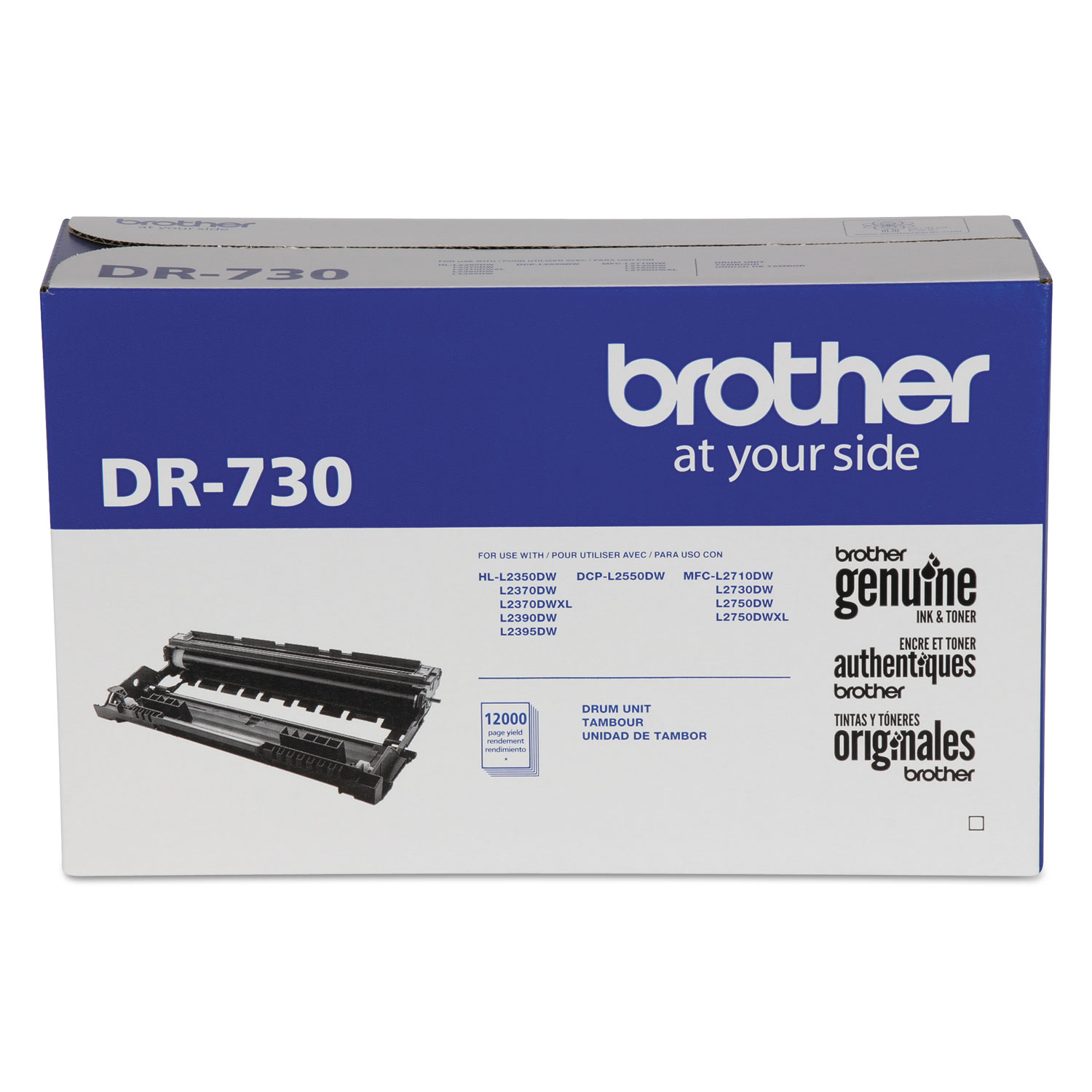 DR730 Drum Unit; Yield: 12,000 pages
