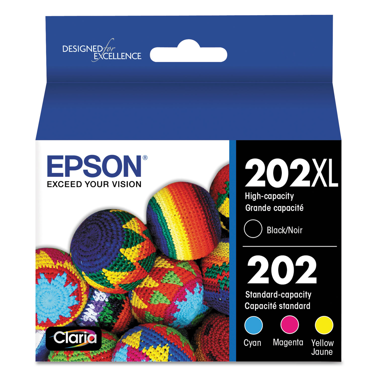 Epson 202/202XL Combo Pack, Includes T202XL120, T202220, T202320, T202420