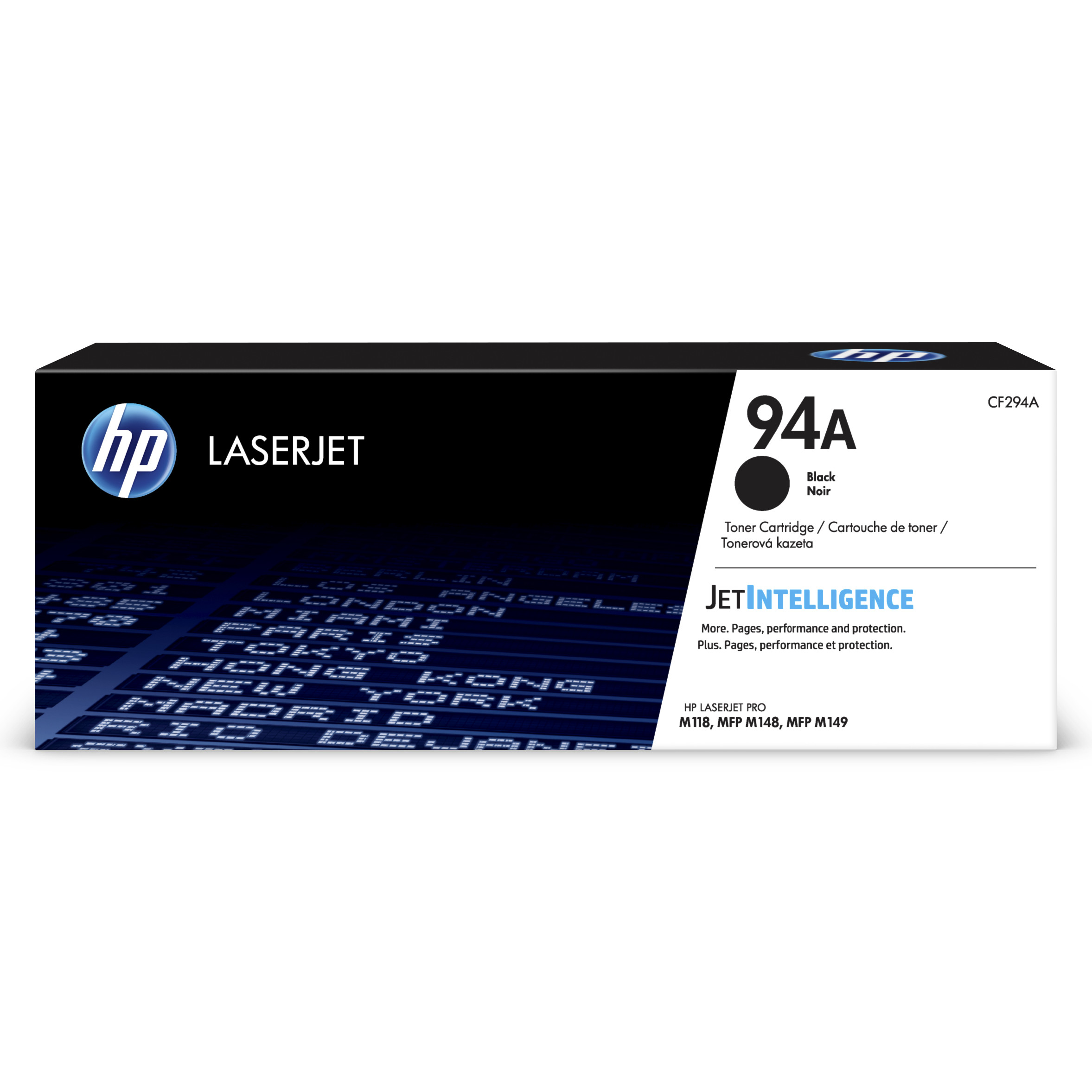 HP 94A Black Toner Cartridge; Yield: 1,200 pages