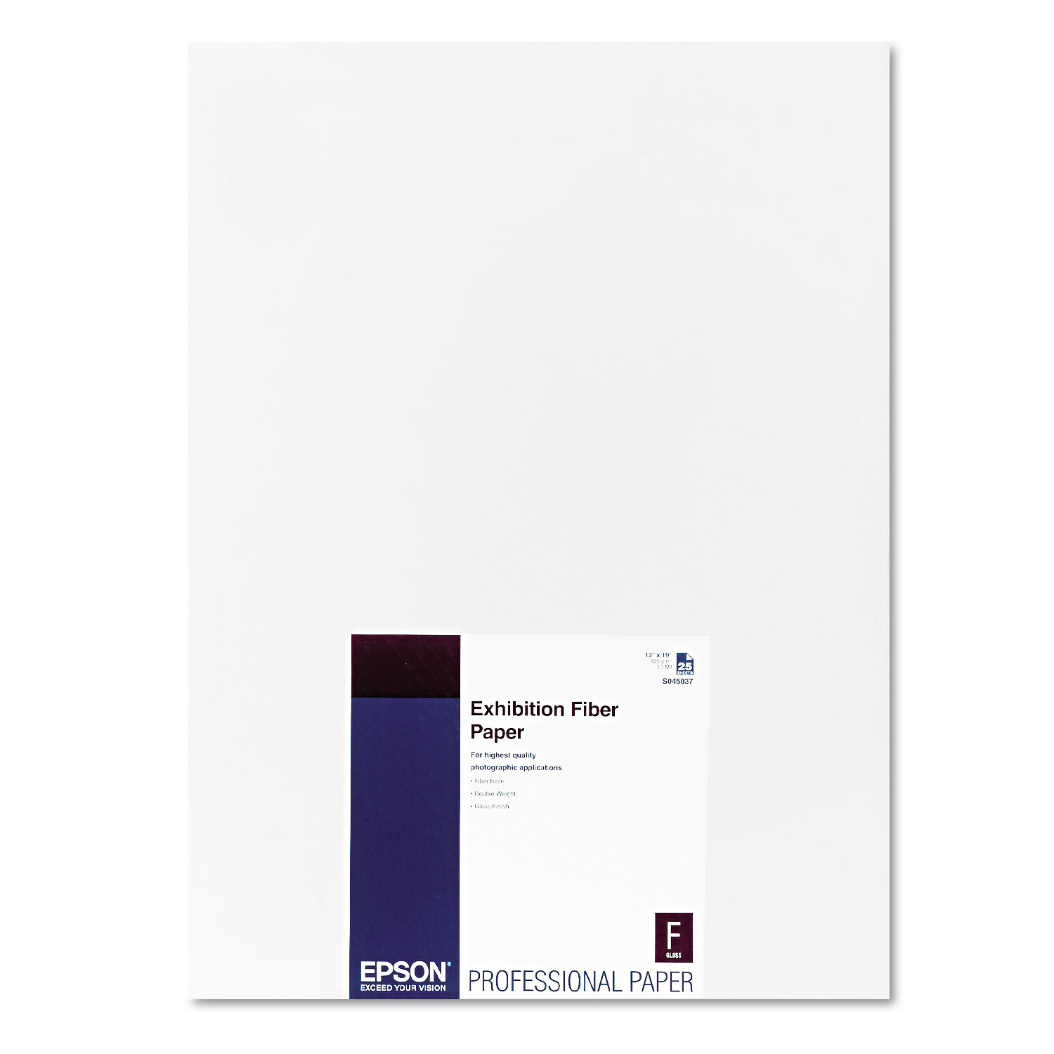 Exhibition Fiber Paper: 13" x 19", 25 sheets