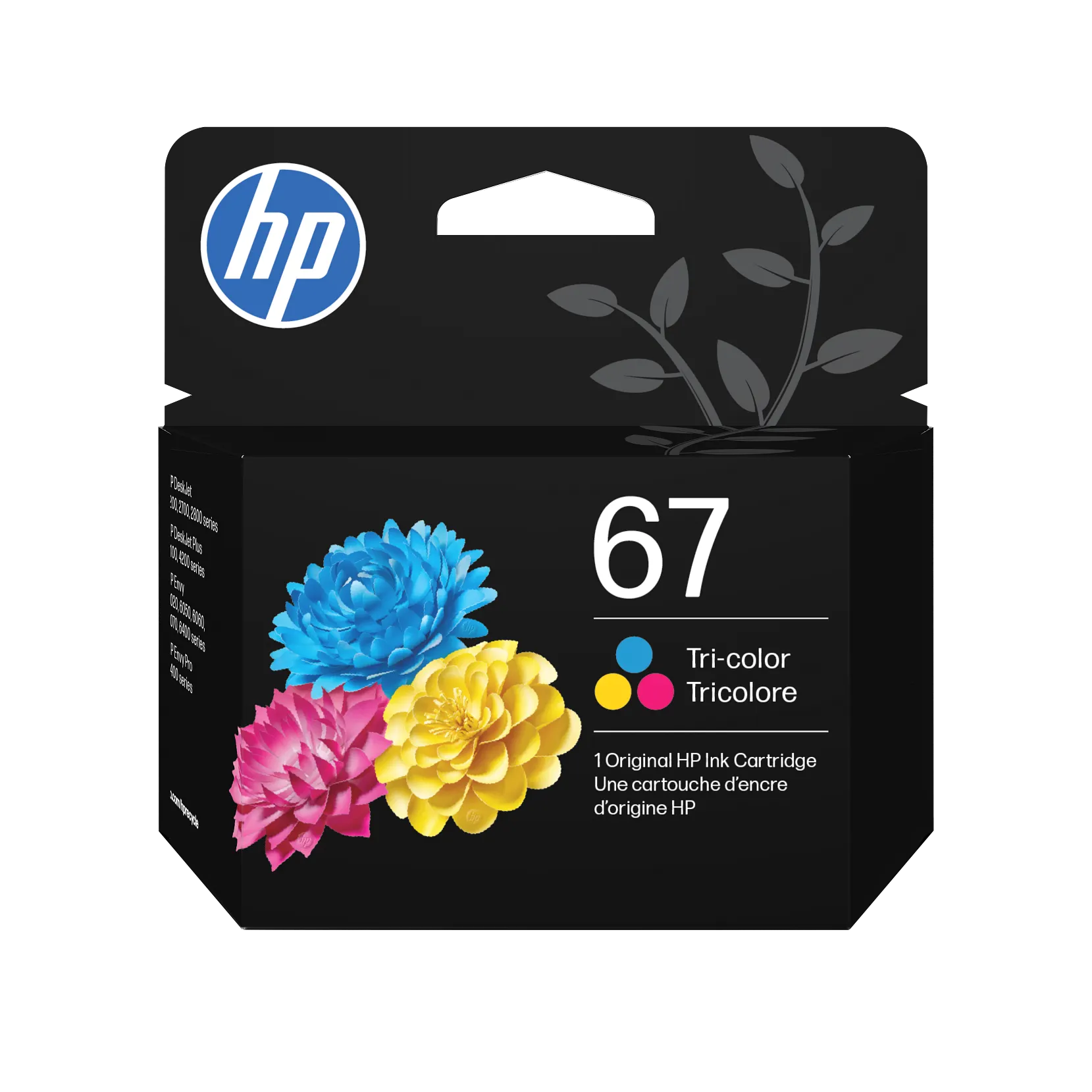 HP 67 (3YM55AN) Tri-Color Original Ink Cartridge (100 Yield)