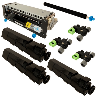Lexmark 40X8420 Fuser Maintenance Kit 40X8420 Fuser Maintenance Kit (Type 00), includes 110-120V Letter Fuser Kit (40X7743), 3 Media Pick Rollers (40X7593), Transfer Roller (40X7582), 3 Separation Rollers (40X7713); Yield: 200,000 pages