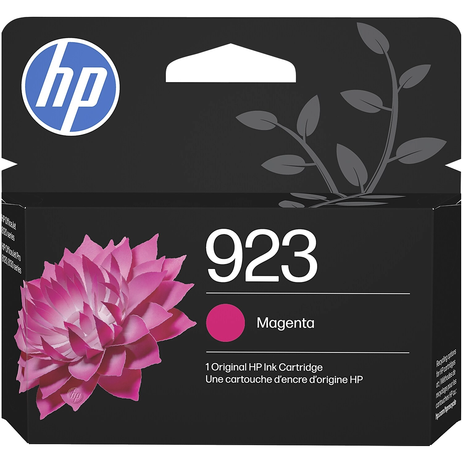 HP 923 Magenta Ink Cartridge (4K0T1LN) HP 923 Magenta Ink Cartridge; Yield 400 pages